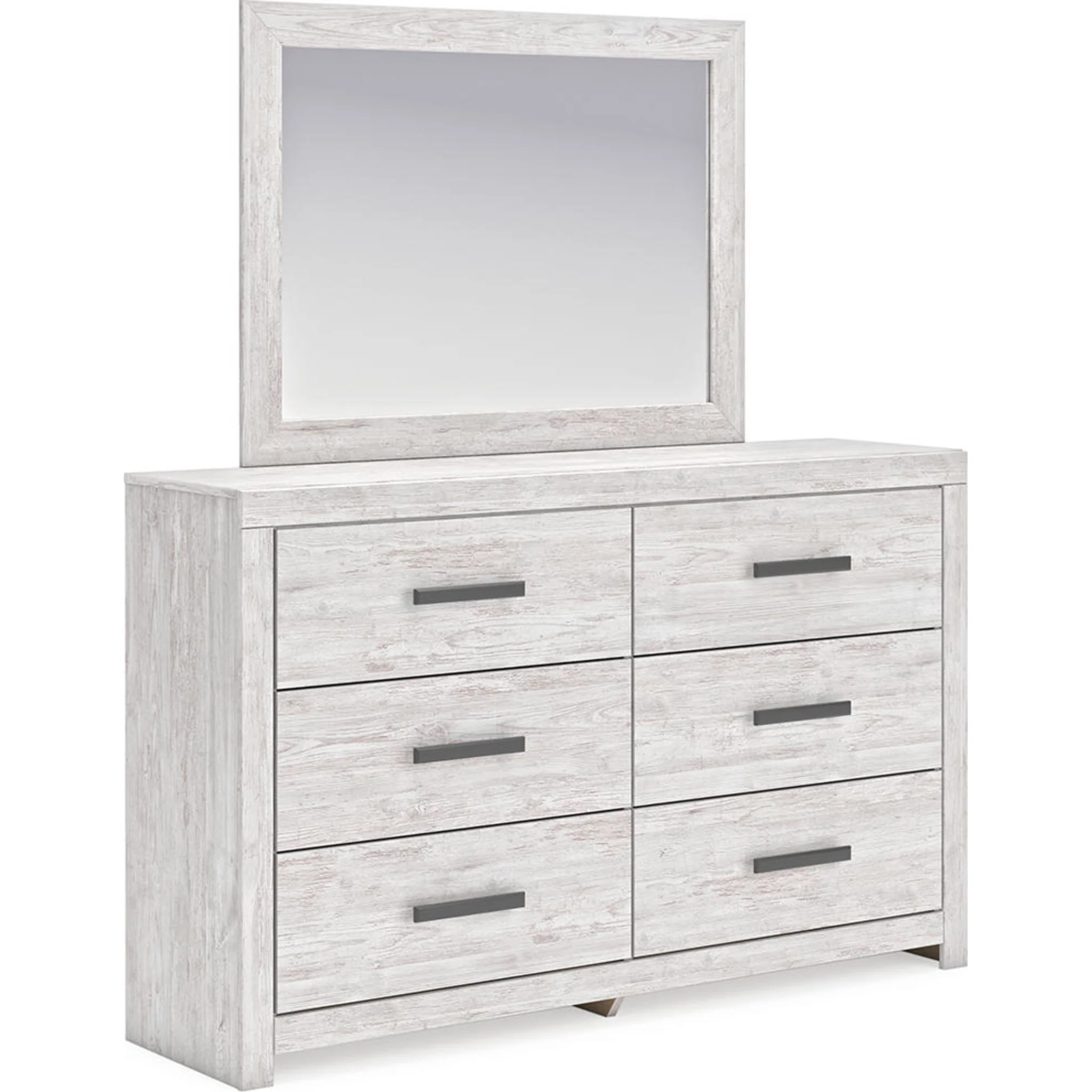 Cayboni 6 Piece Full Panel Bedroom - Whitewash - Image 6