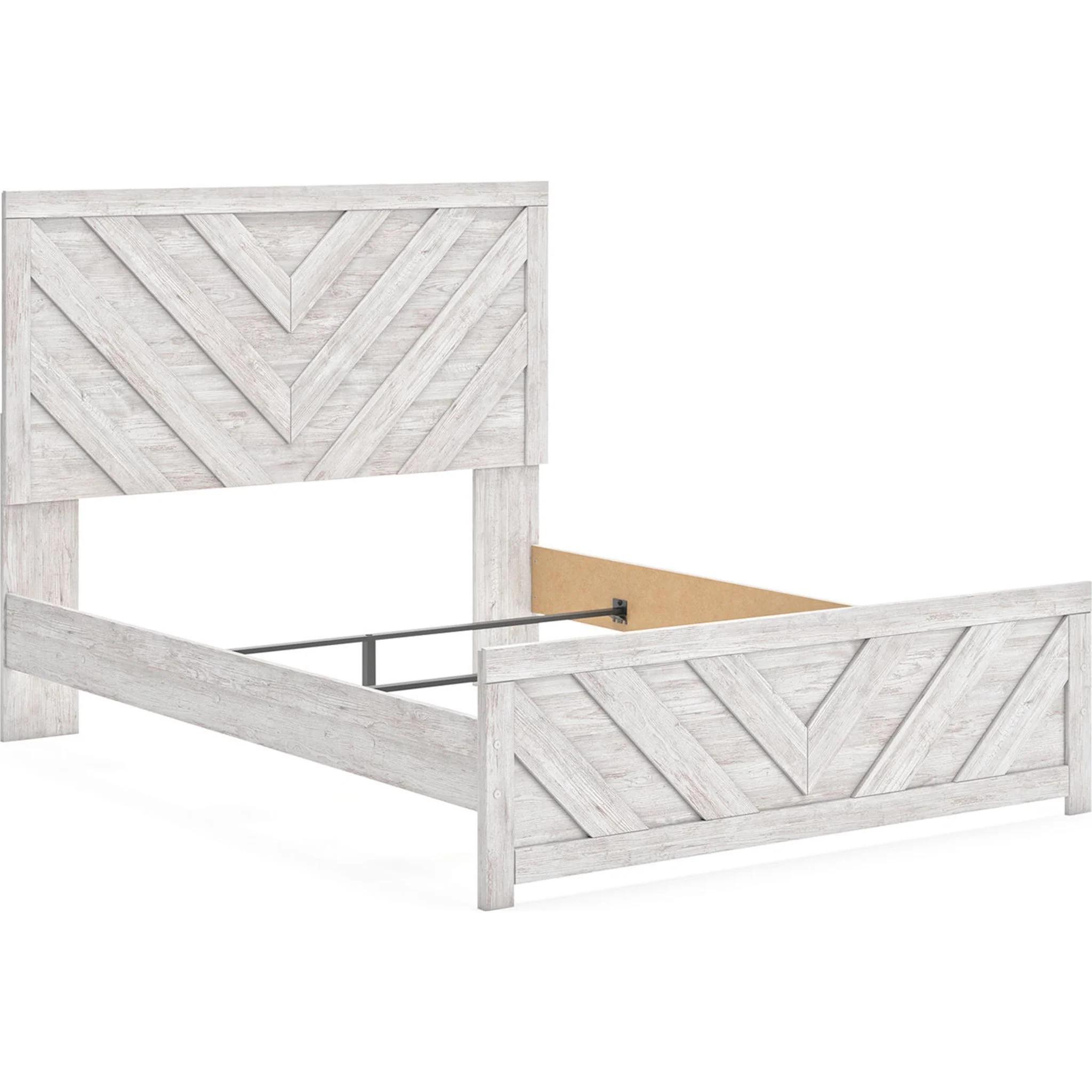Cayboni 6 Piece Queen Panel Bedroom - Whitewash - Image 13