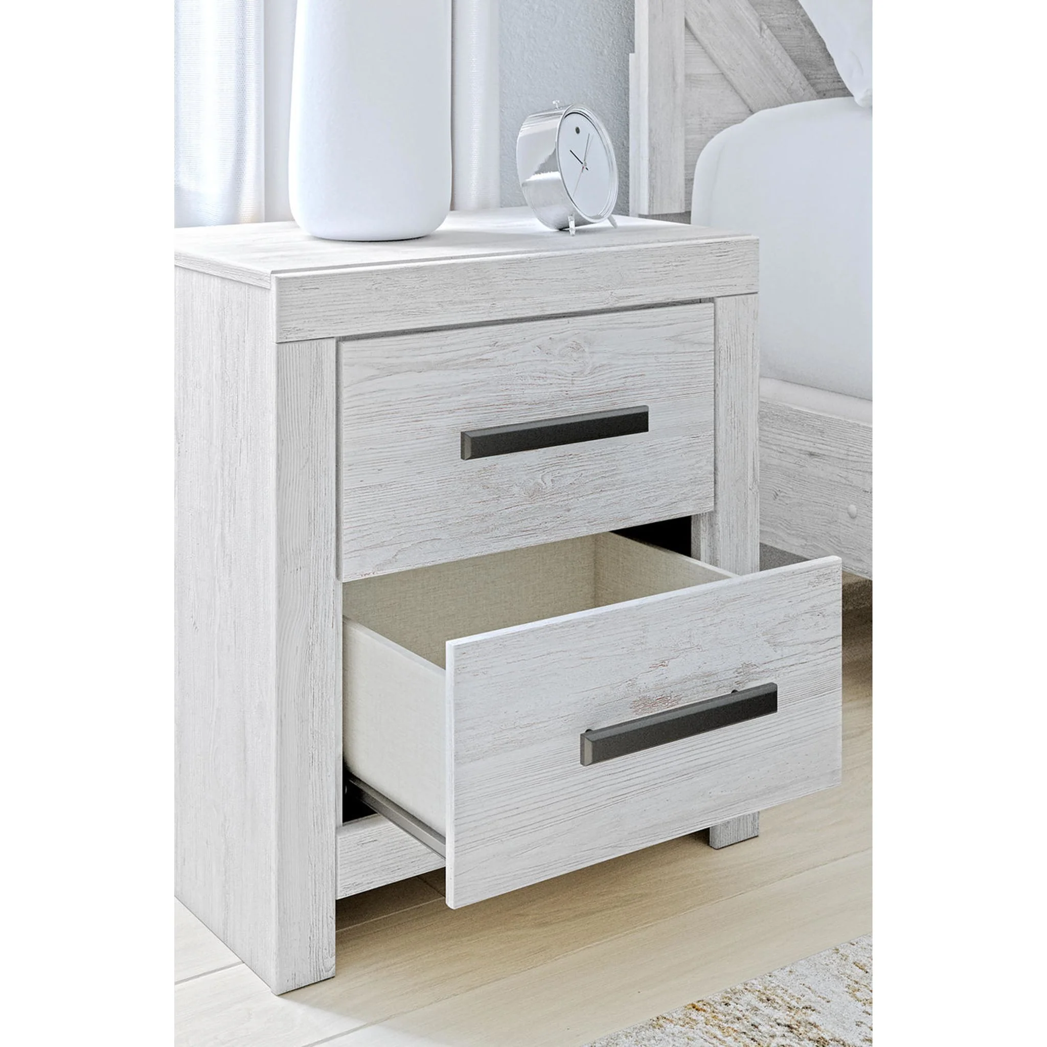 Cayboni 6 Piece Queen Panel Bedroom - Whitewash - Image 26