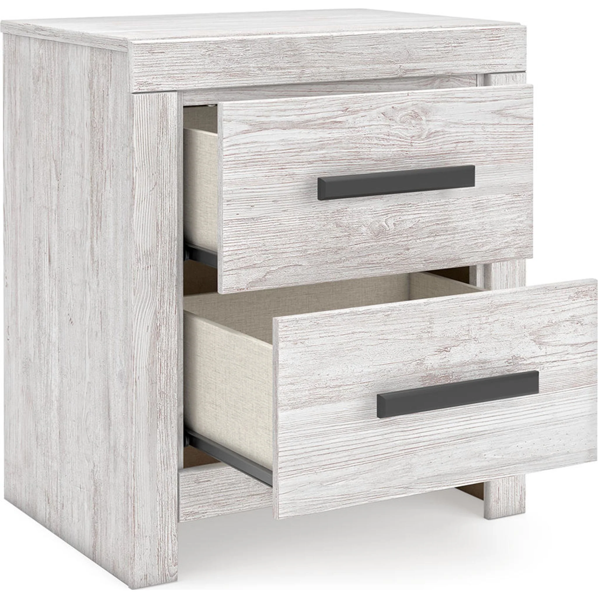 Cayboni 6 Piece Twin Panel Bedroom - Whitewash - Image 23