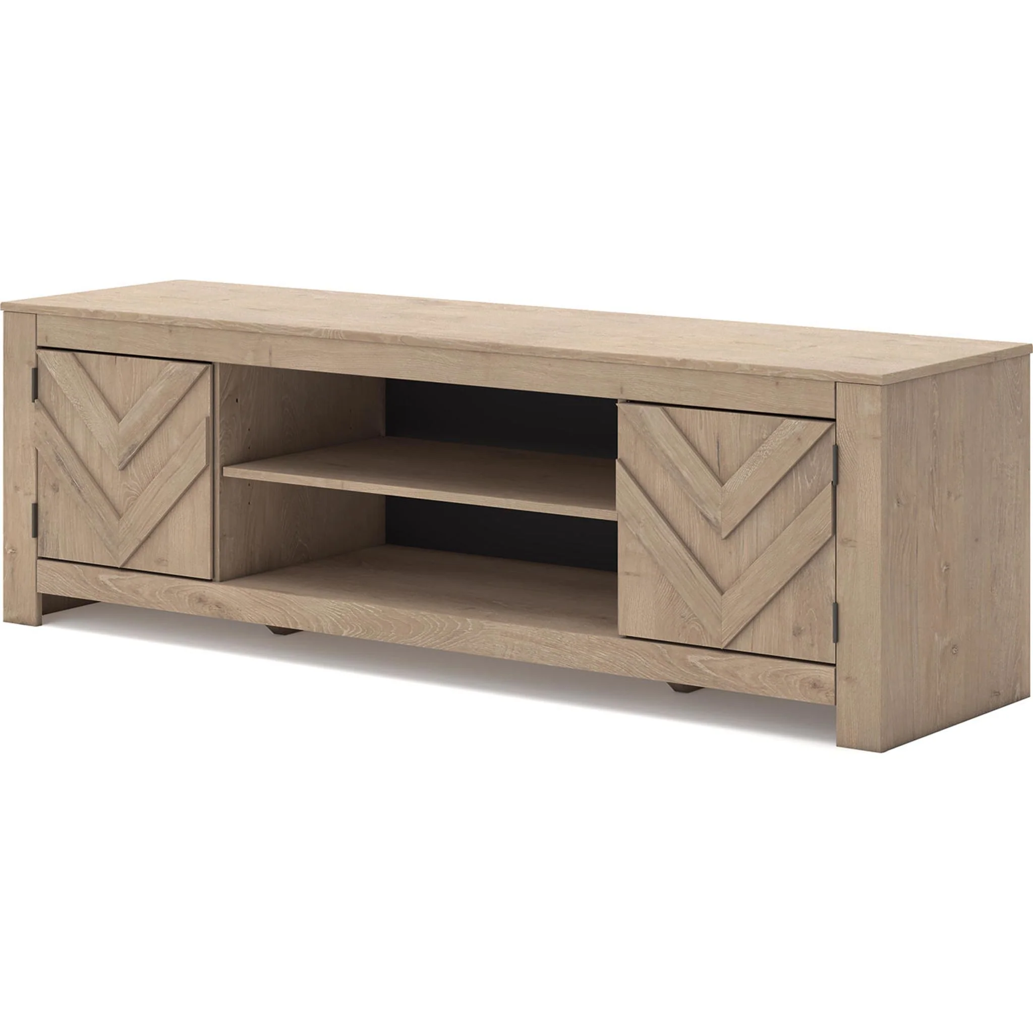 Cayboni TV Stand - Tan - Image 12