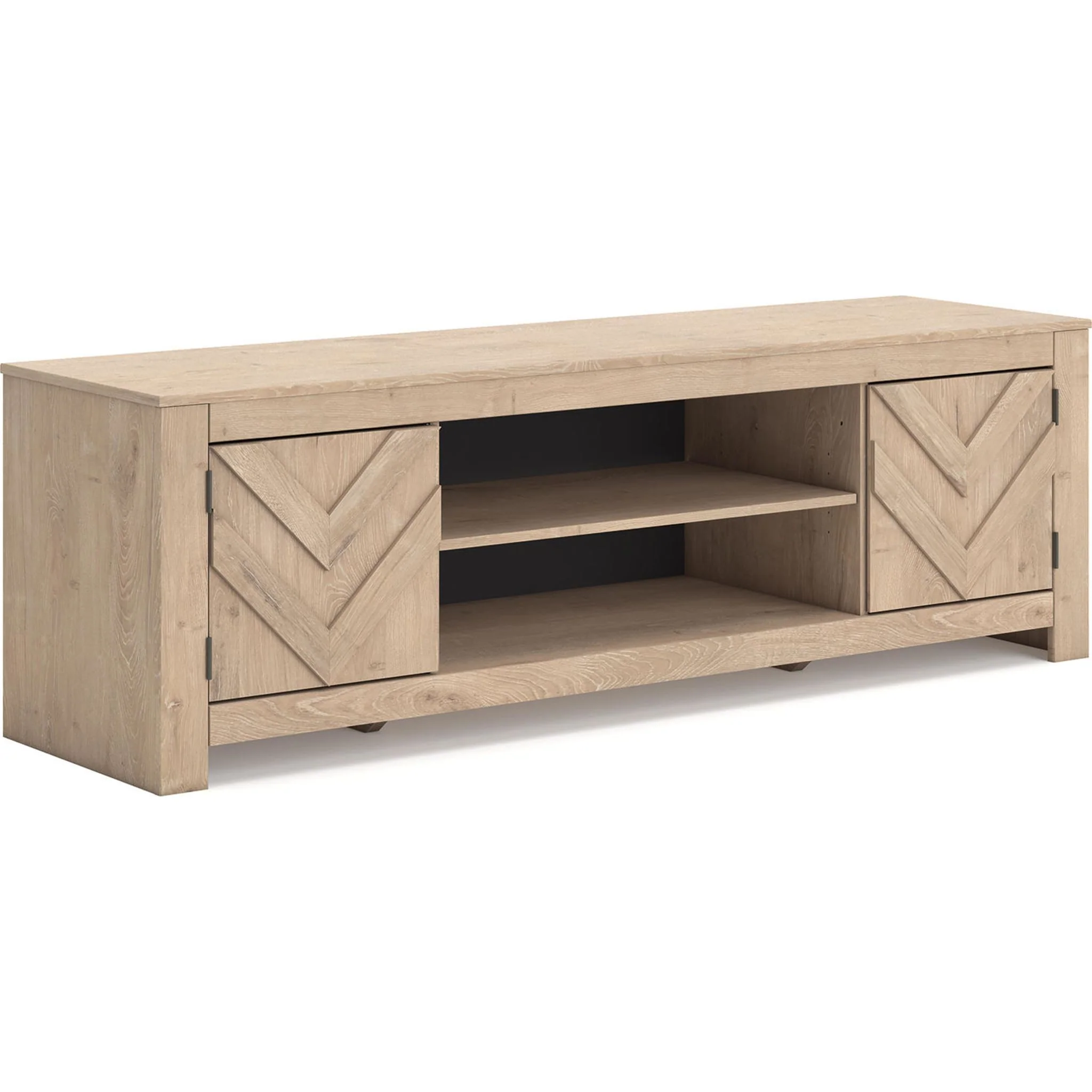 Cayboni TV Stand - Tan - Image 4