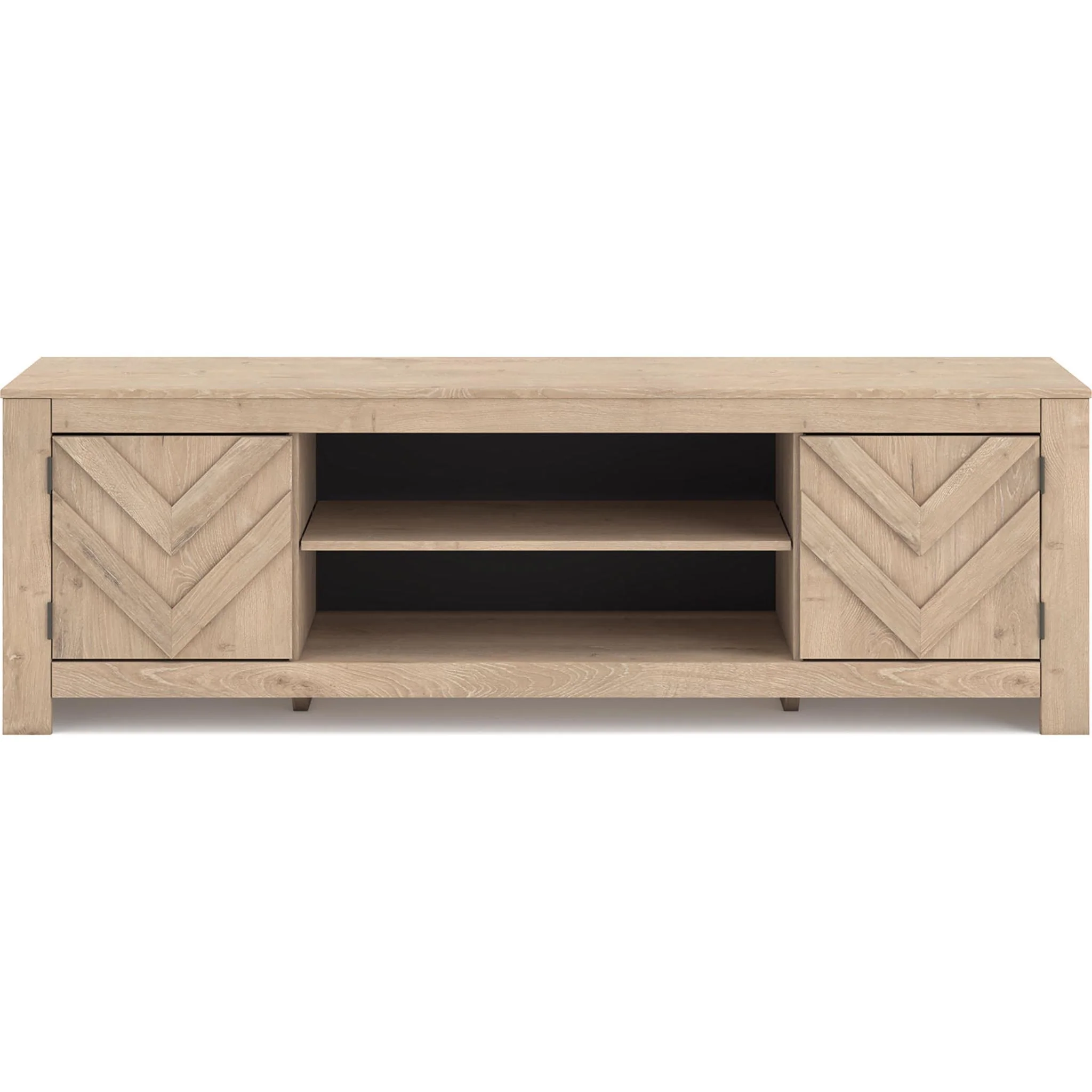 Cayboni TV Stand - Tan - Image 7