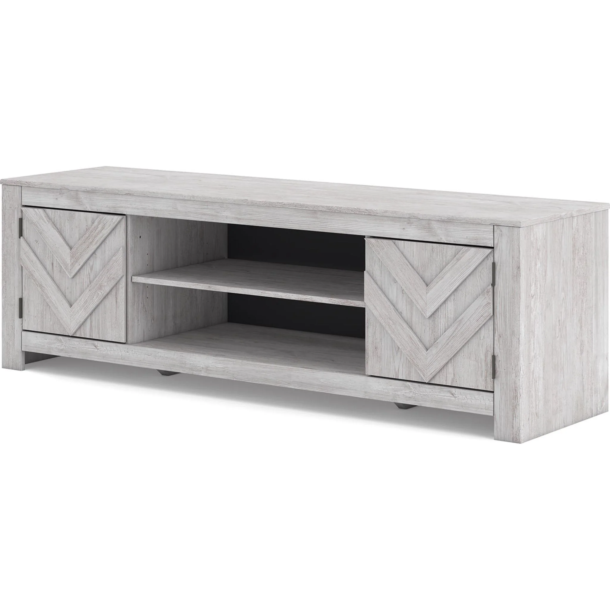 Cayboni TV Stand - Whitewash - Image 4