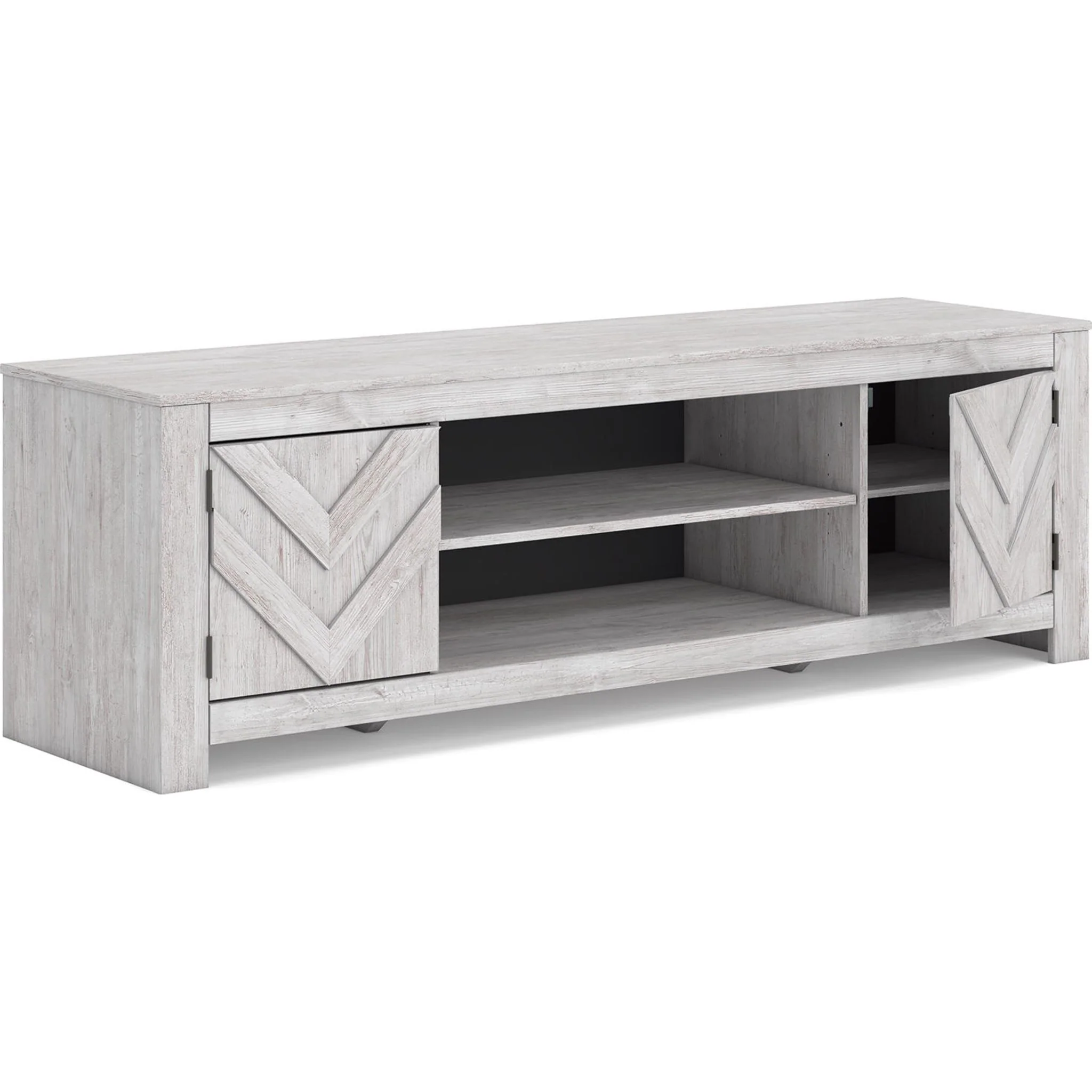 Cayboni TV Stand - Whitewash - Image 5
