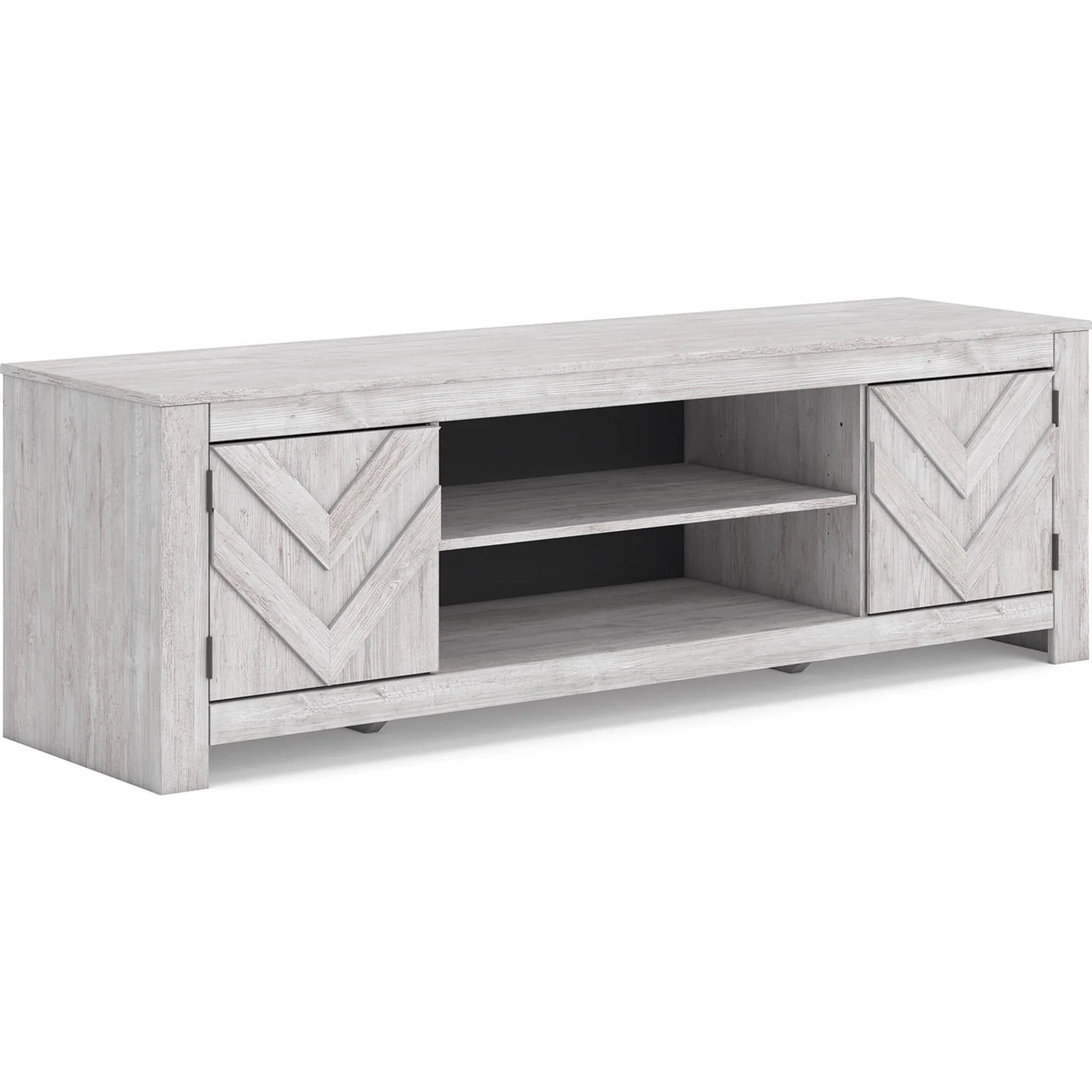 Cayboni TV Stand - Whitewash - Image 6