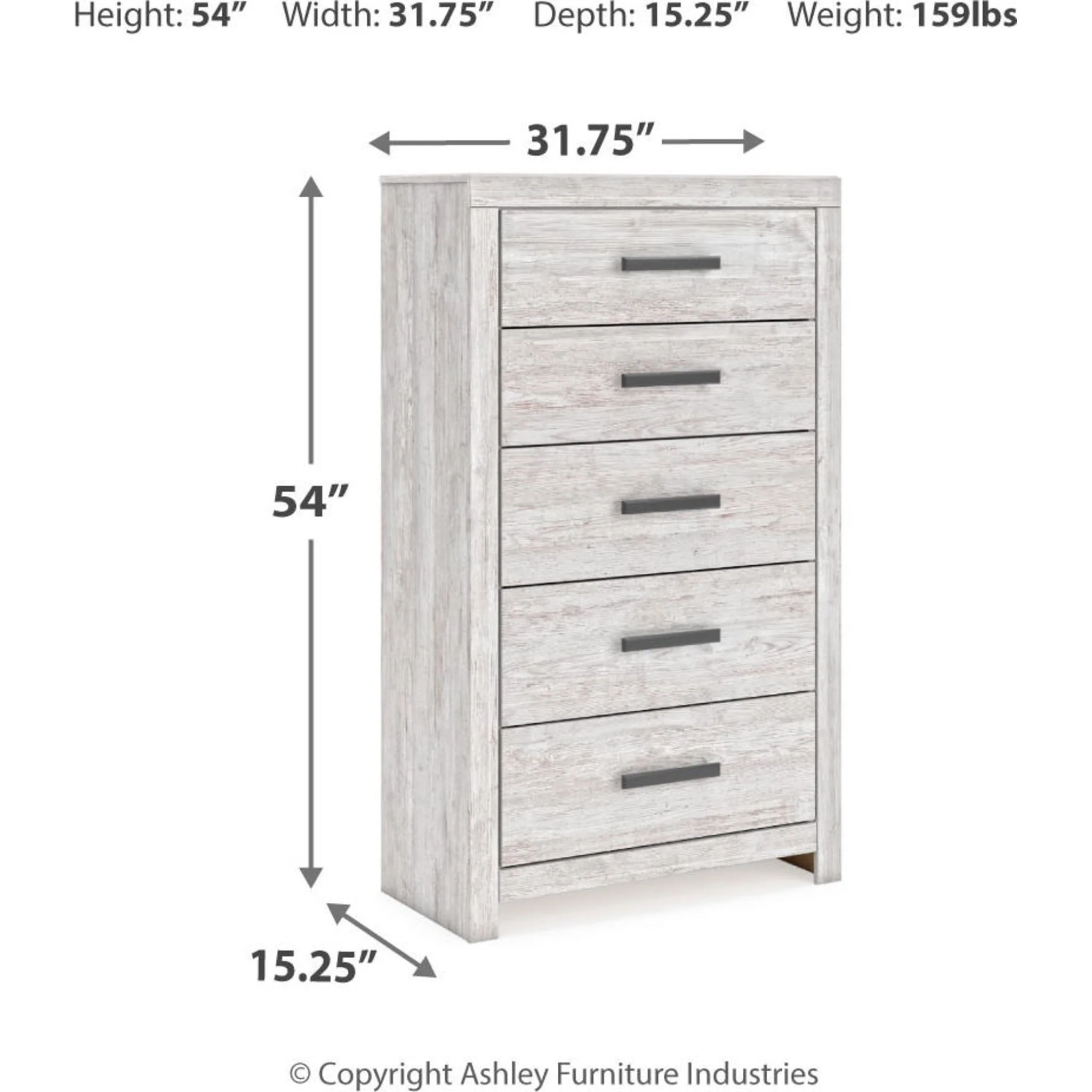 Cayboni Chest - Whitewash - Image 32