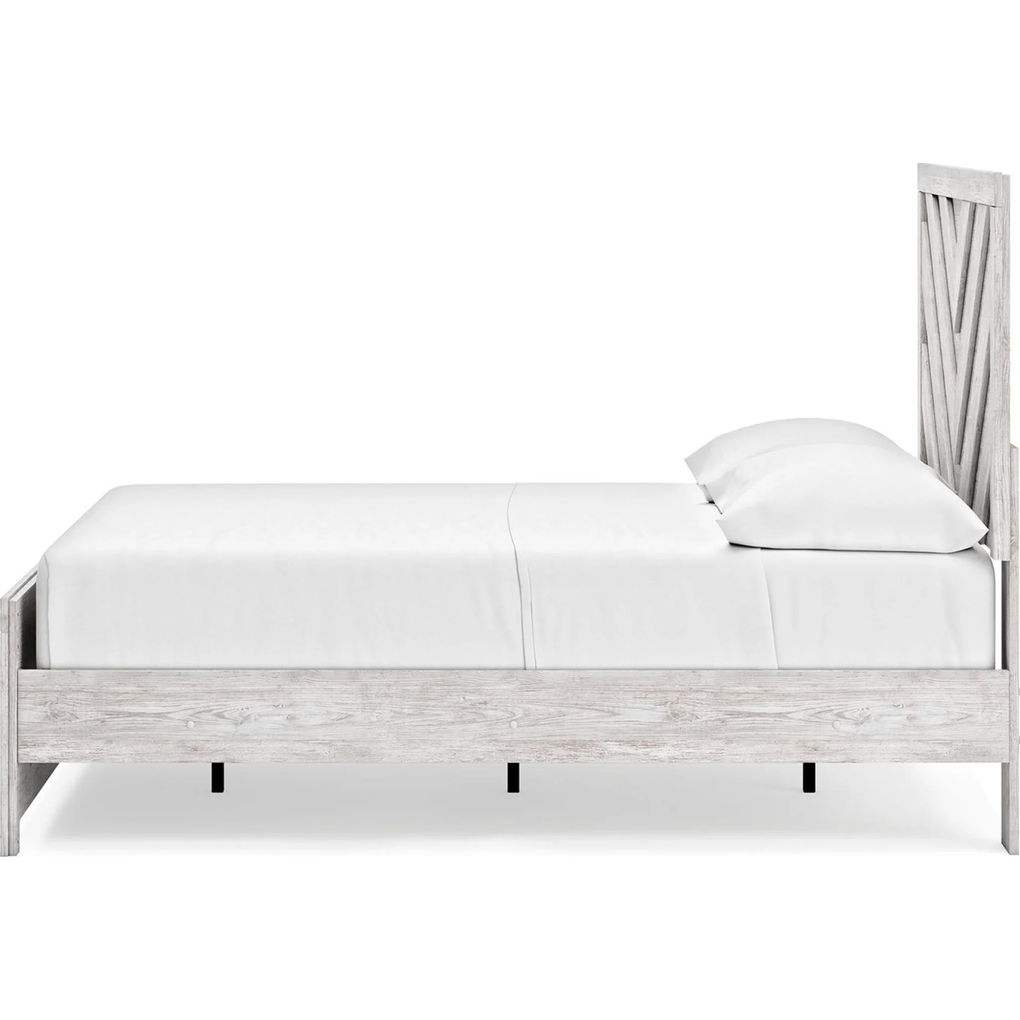 Cayboni Full Panel Bed - Whitewash - Image 5