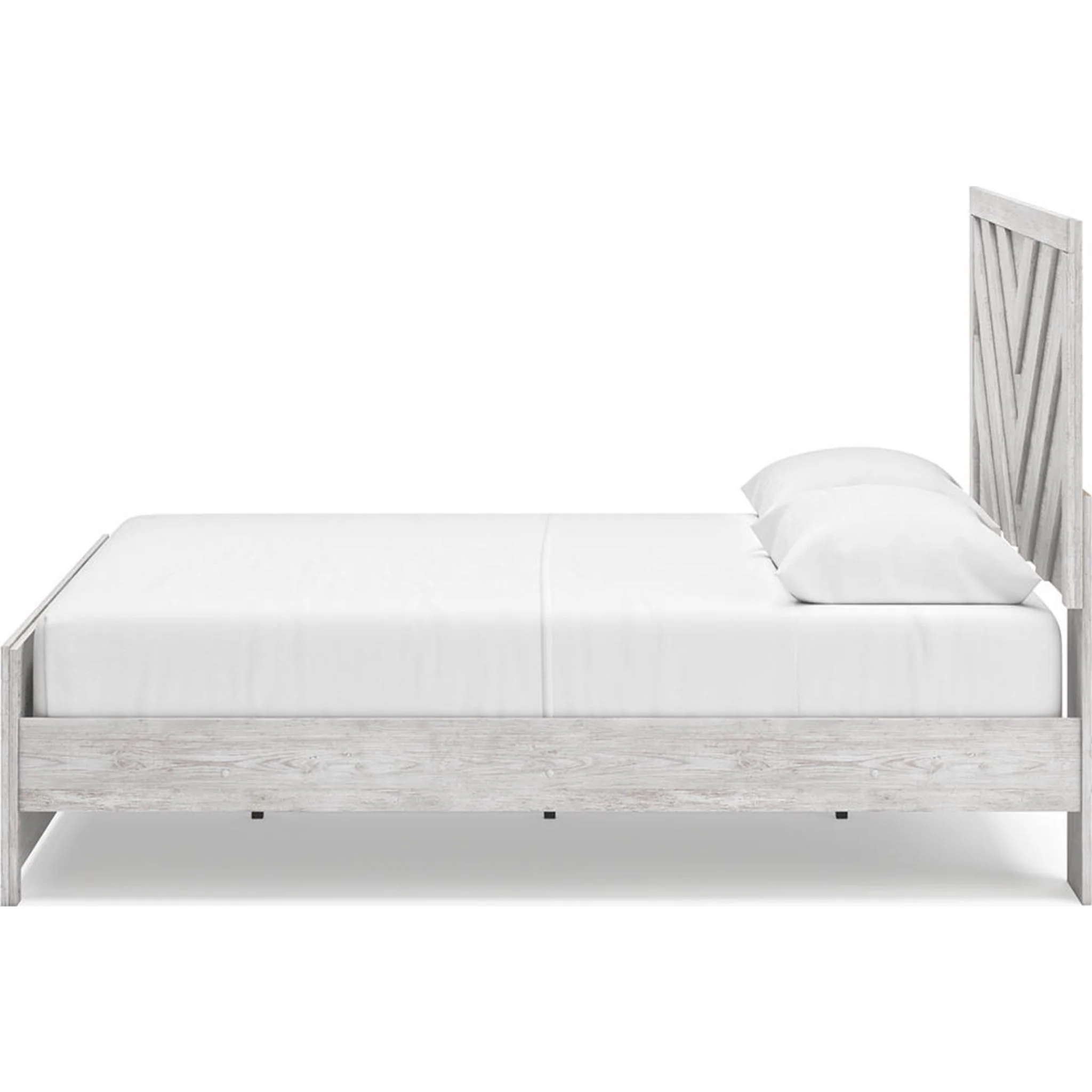 Cayboni King Panel Bed - Whitewash - Image 7