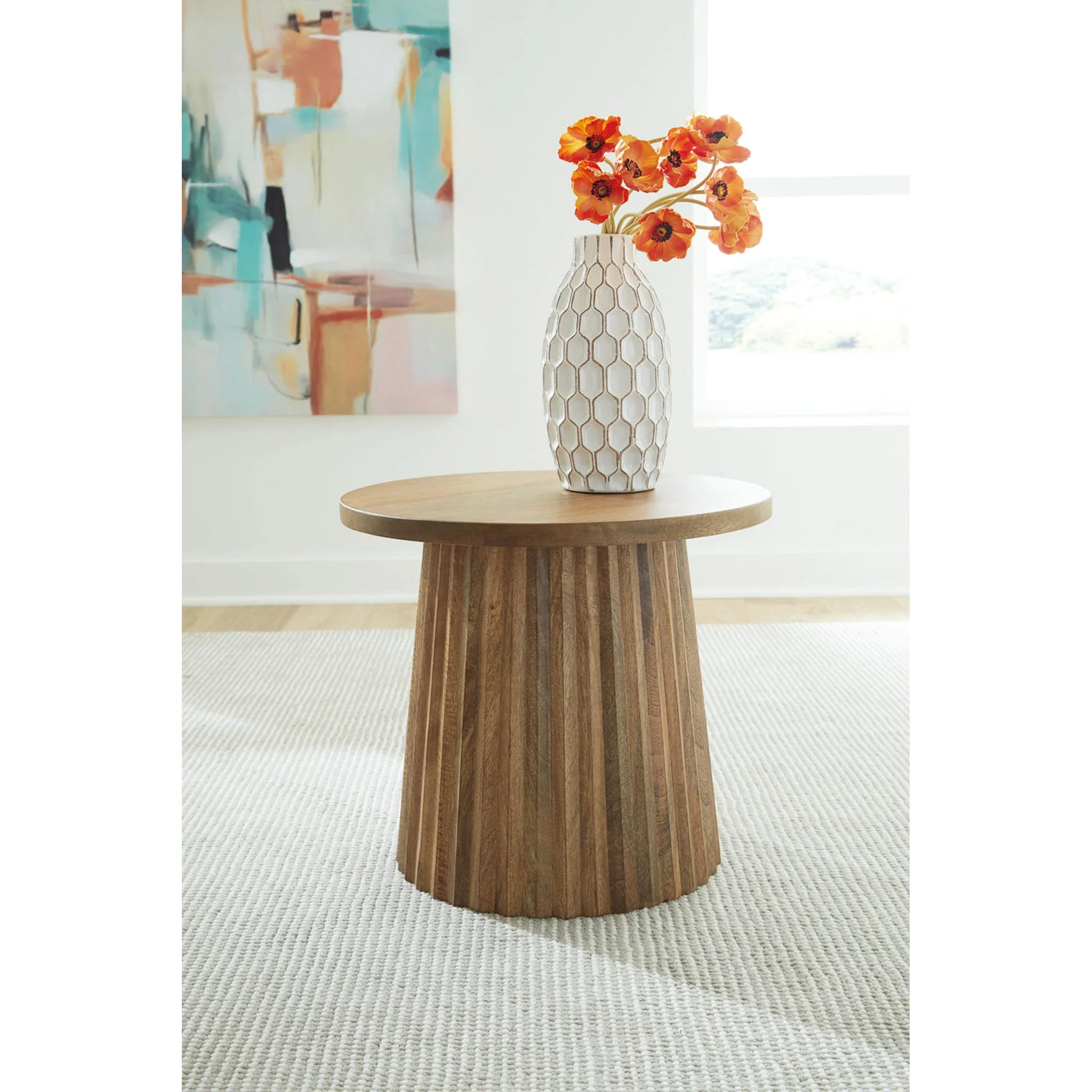 Ceilby Accent Table - Natural - Image 2