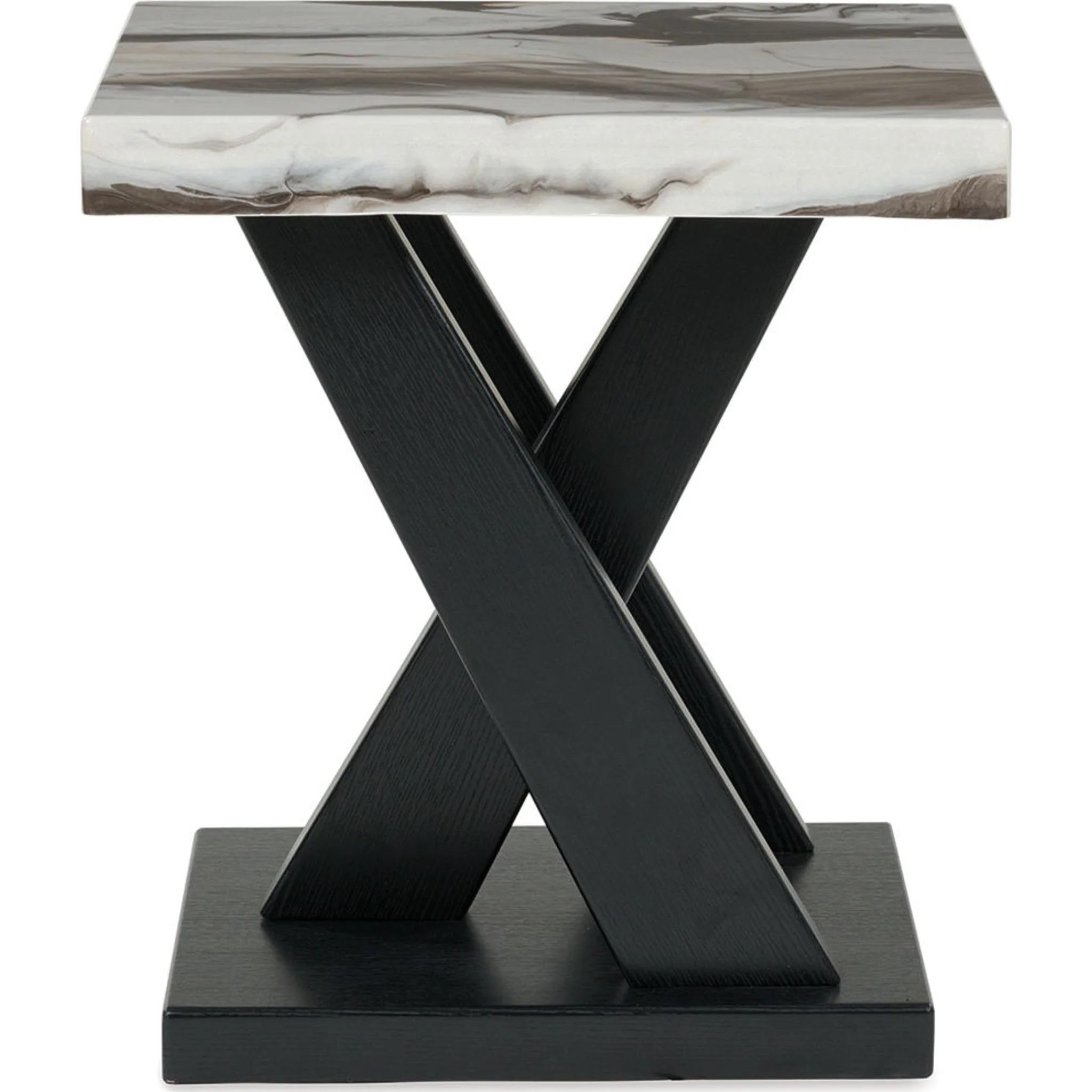 Cendill 3 Pack Tables - Dark Brown/White/Black - Image 11