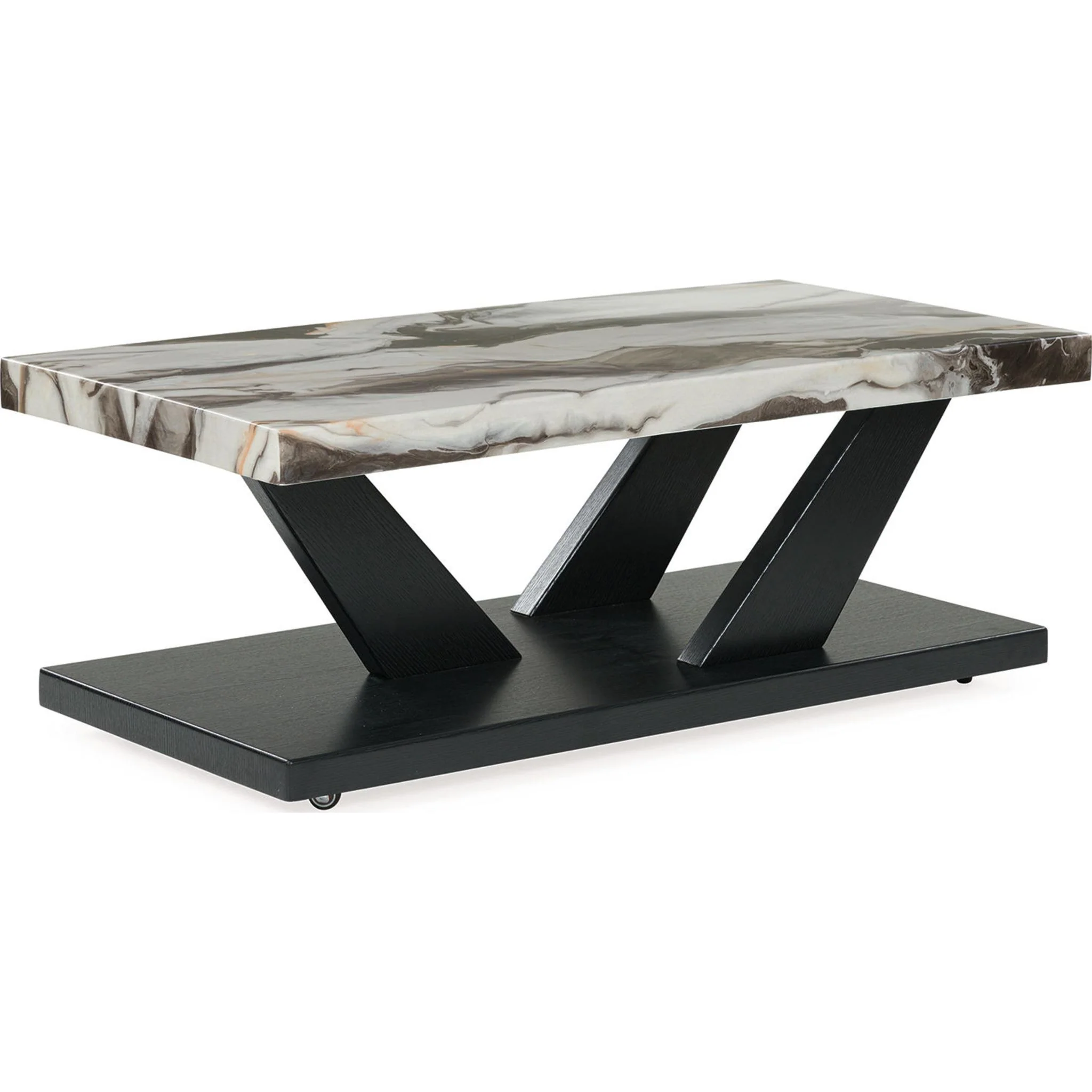 Cendill 3 Pack Tables - Dark Brown/White/Black - Image 4