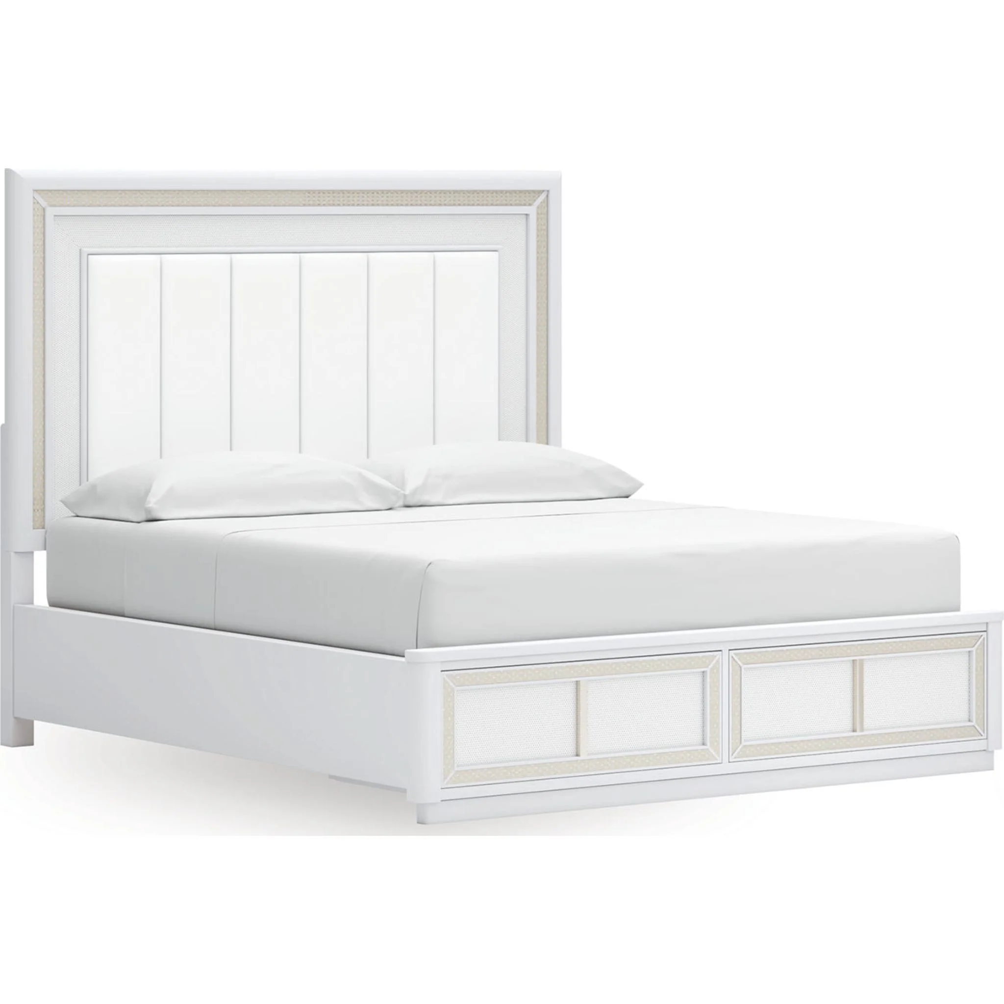 Chalanna 6 Piece King Storage Bedroom - White - Image 6