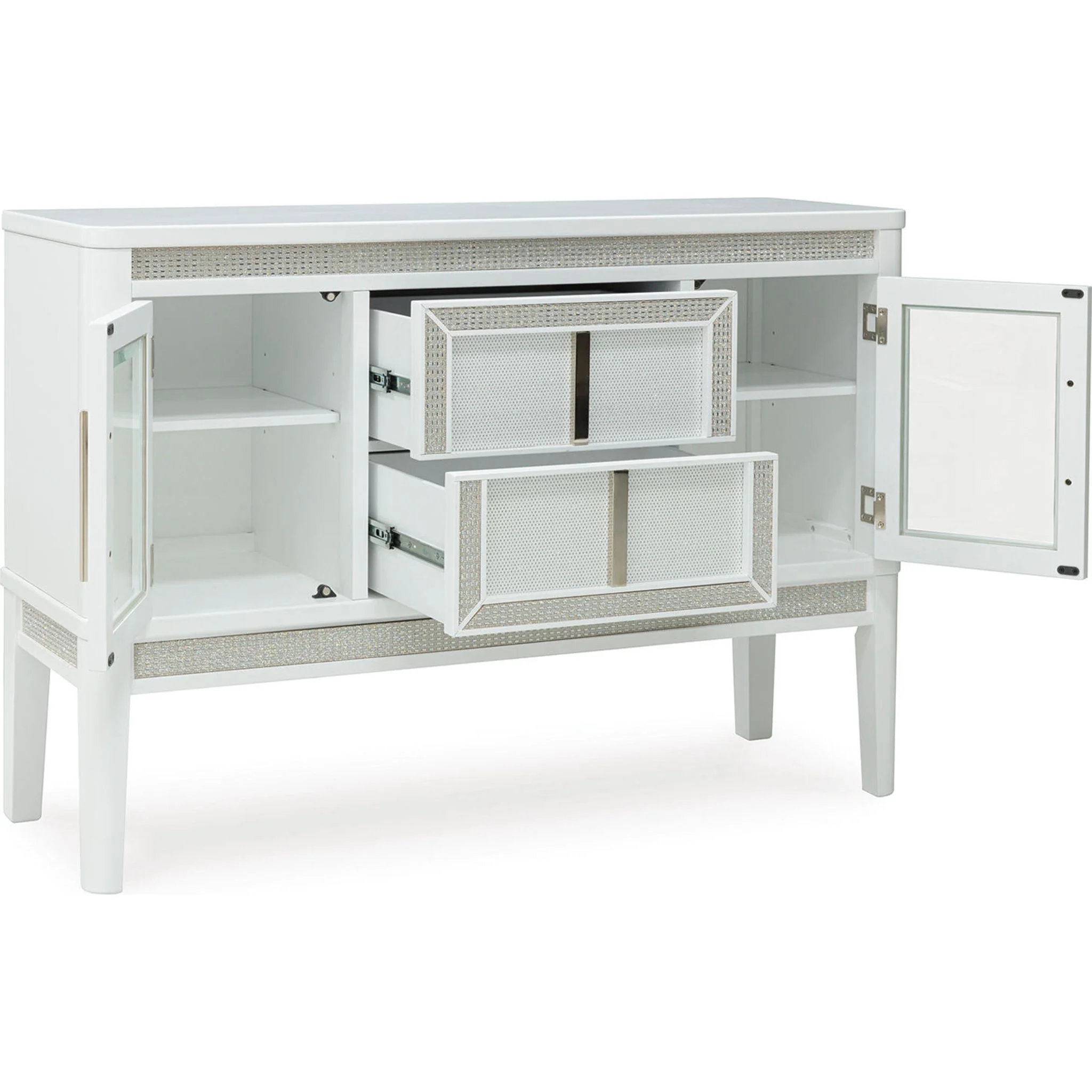Chalanna Dining Server - White - (D822-60) - Image 3