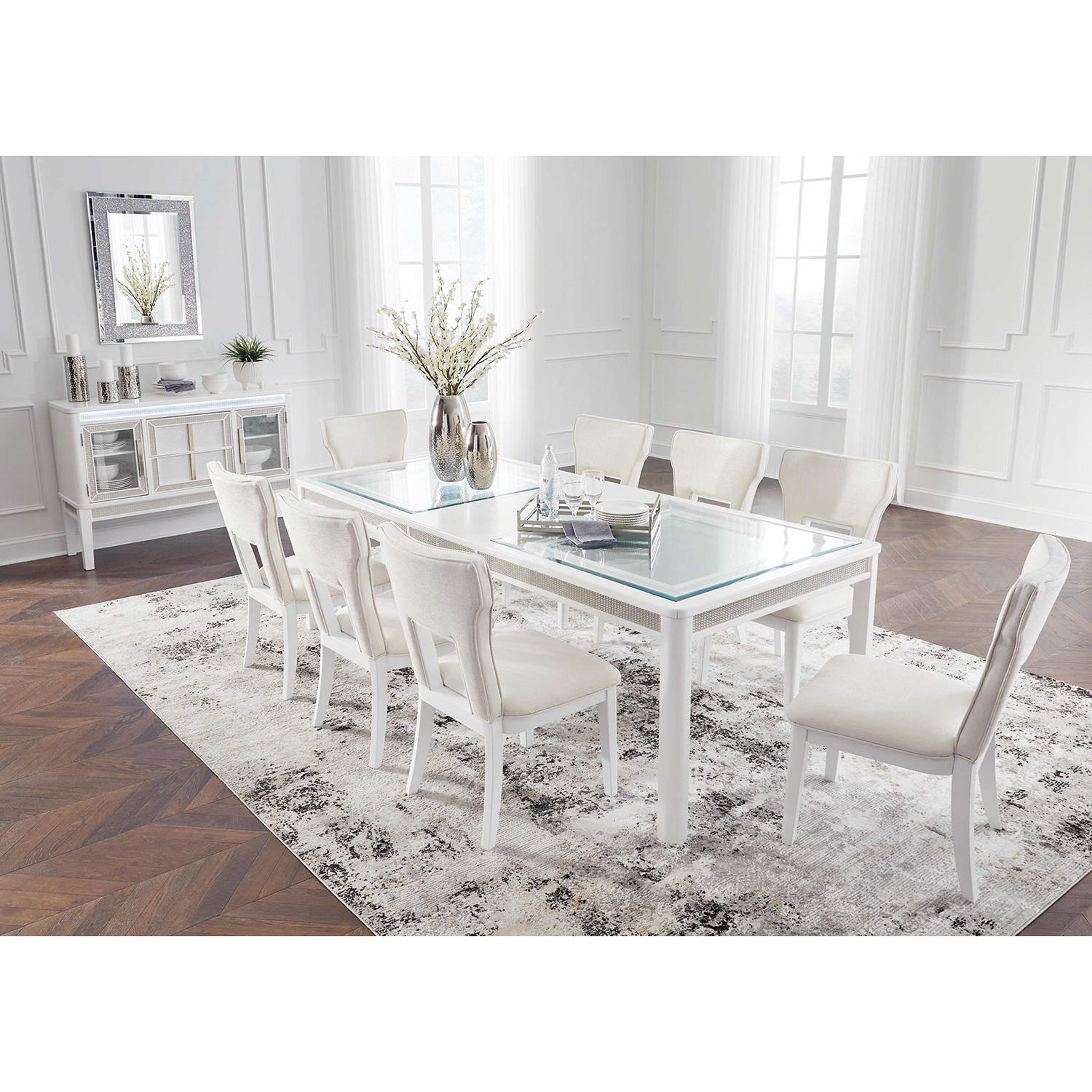 Chalanna Dining Server - White - (D822-60) - Image 9