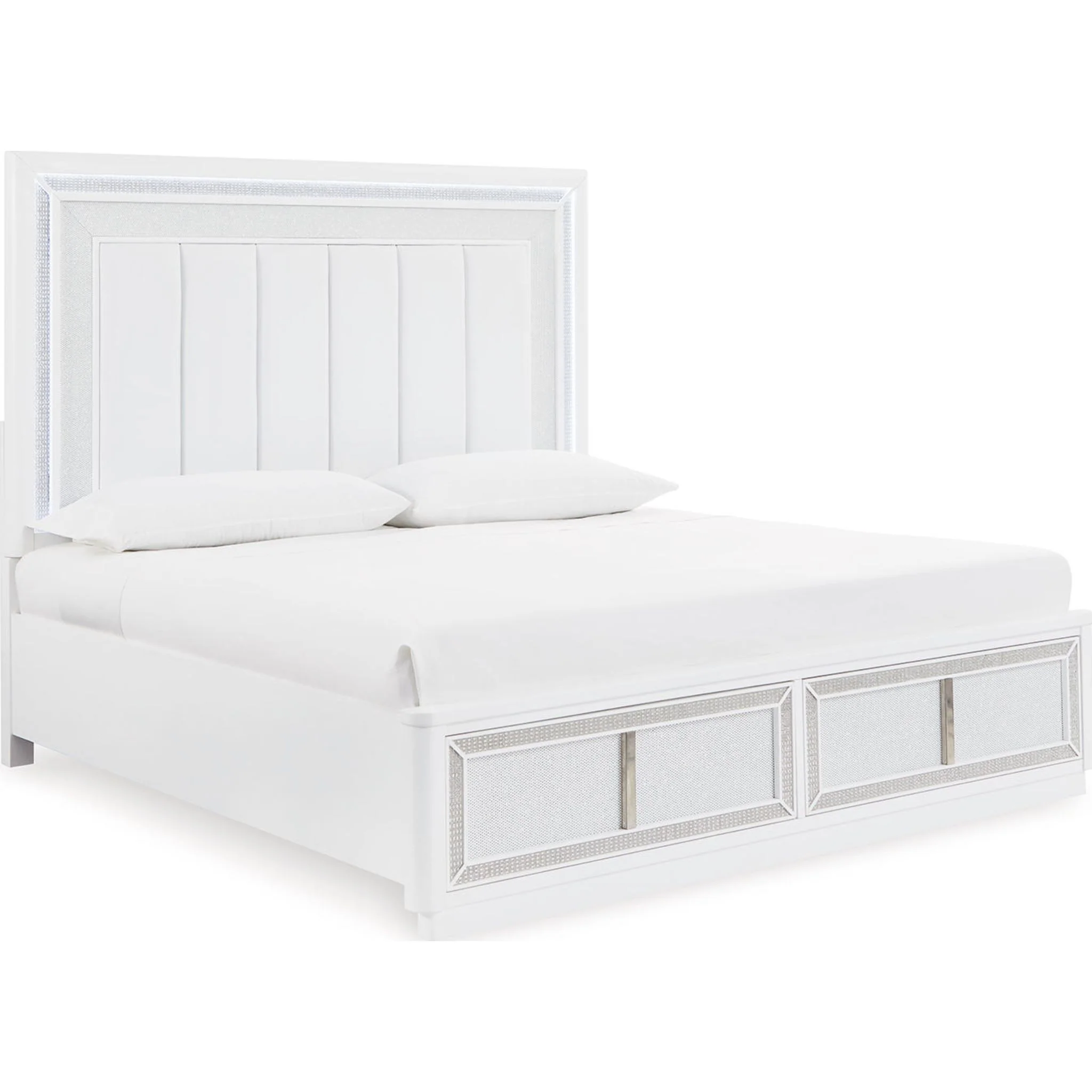 Chalanna Storage Bed - White - Image 12