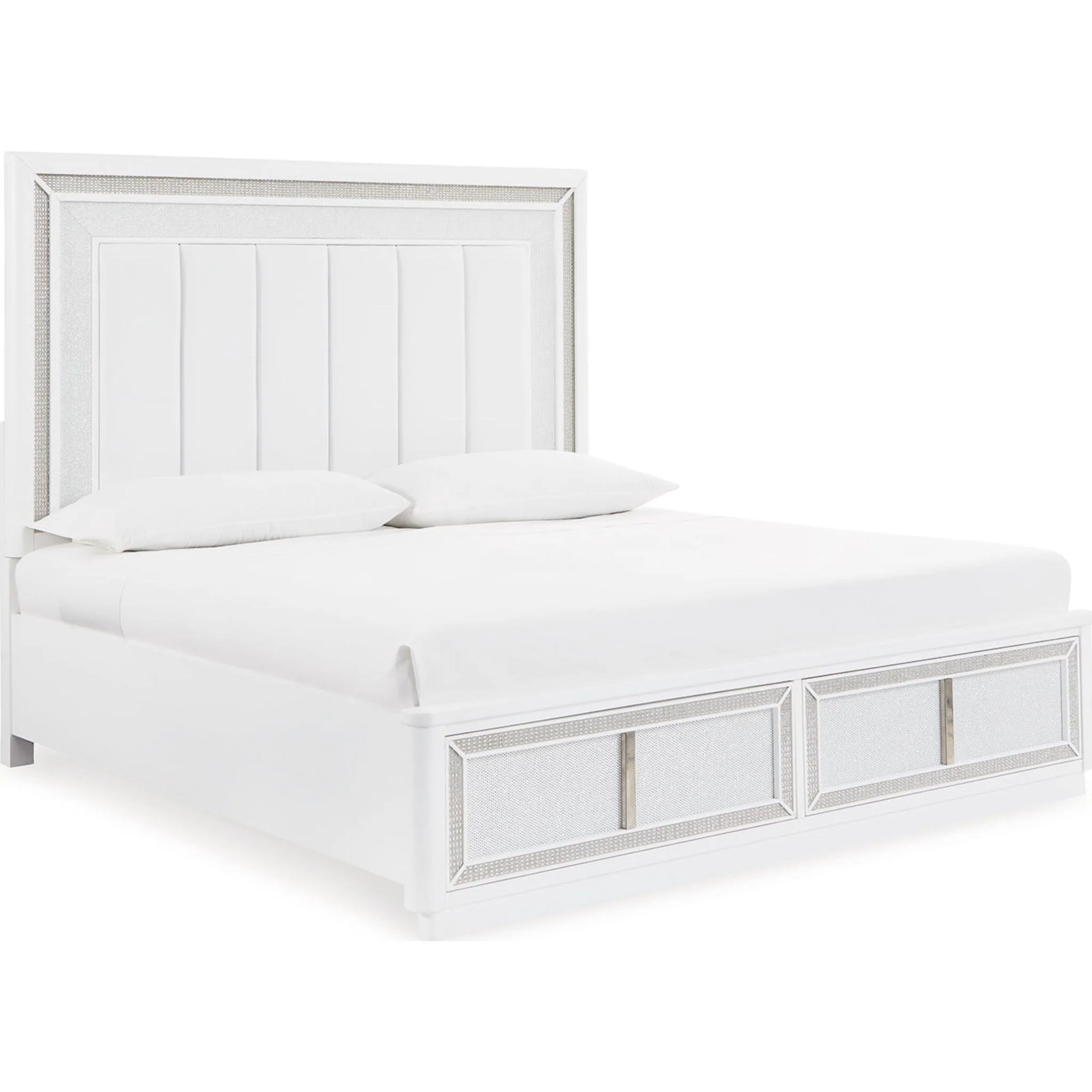 Chalanna Storage Bed - White - Image 17