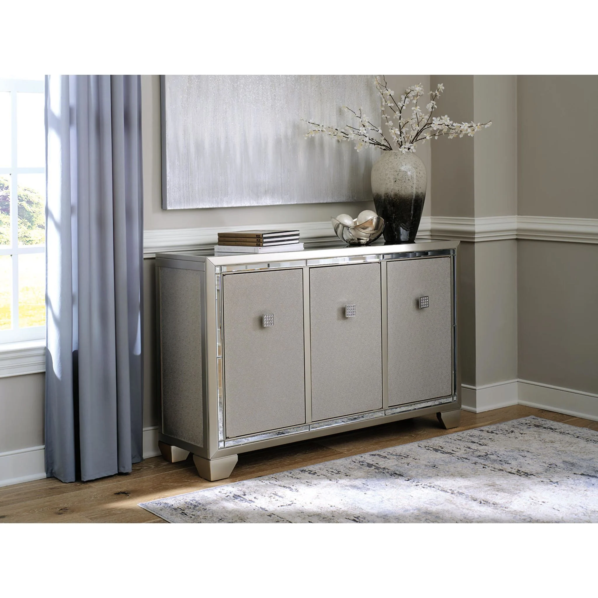 Chaseton Accent Cabinet - Champagne - Image 2