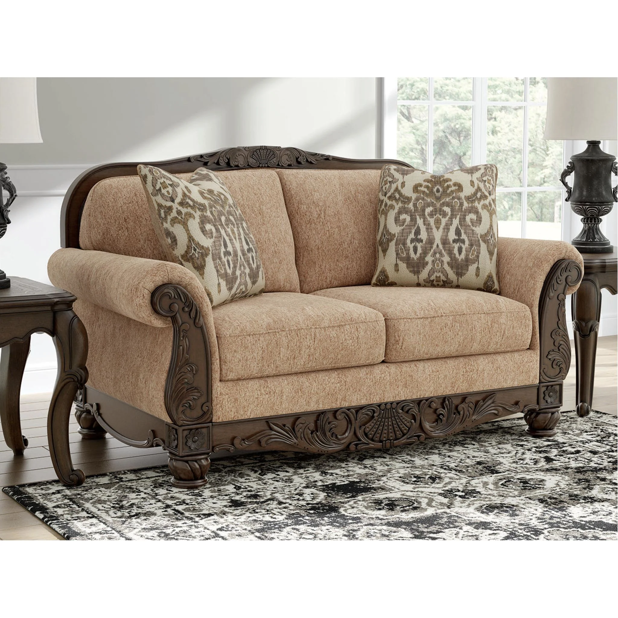Chelsworth Loveseat - Golden - Image 2