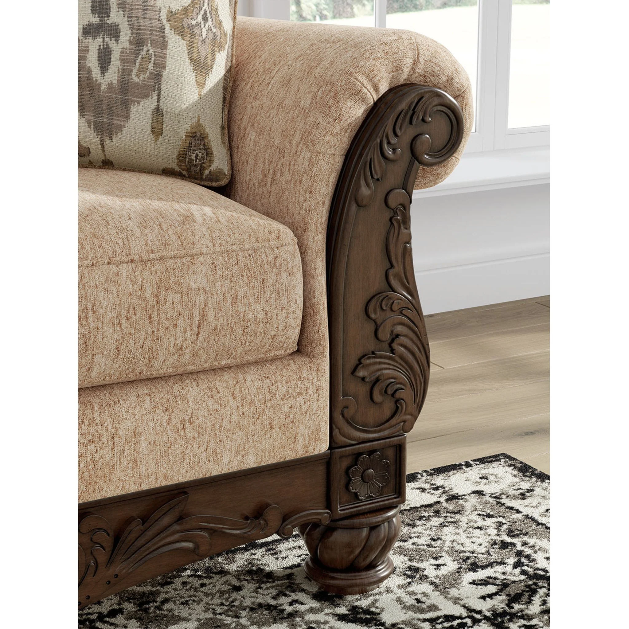 Chelsworth Loveseat - Golden - Image 3