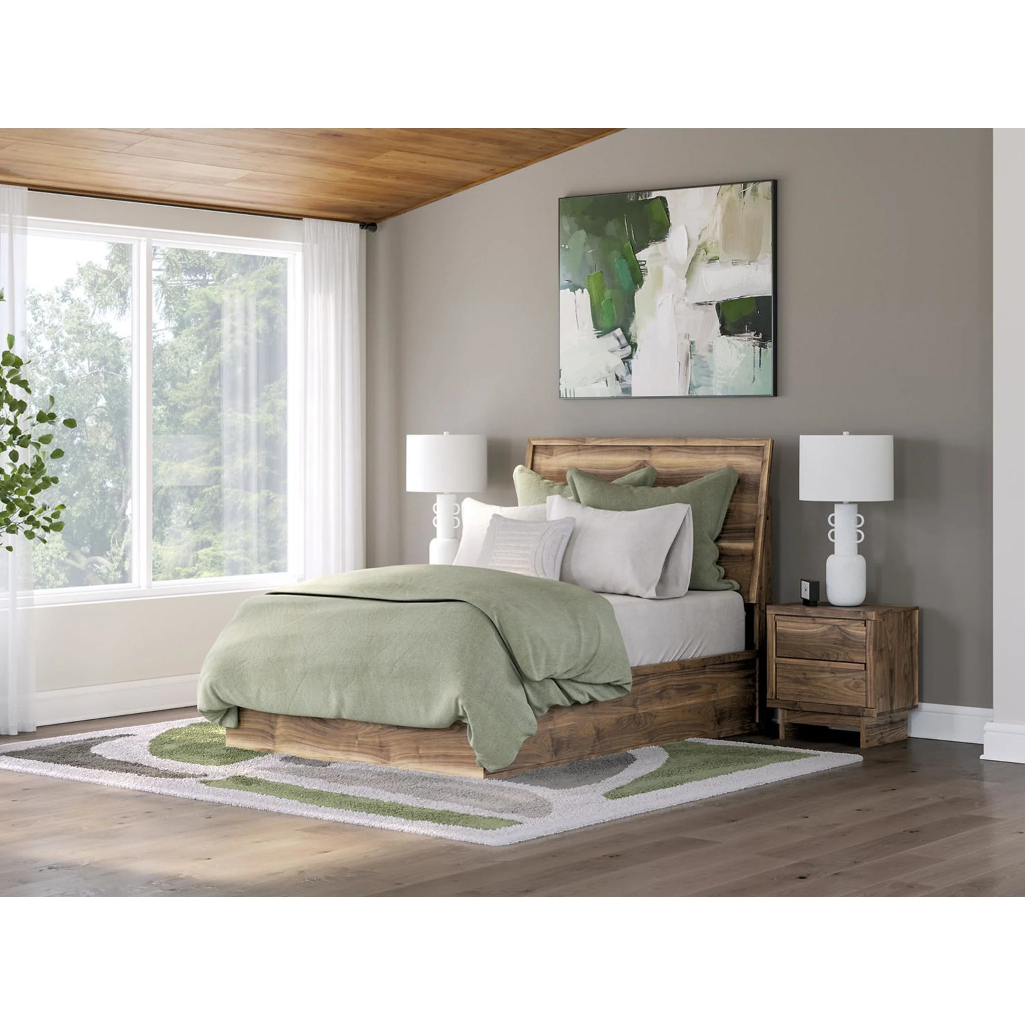 Chirason Full Panel Bed - Brown - Image 2