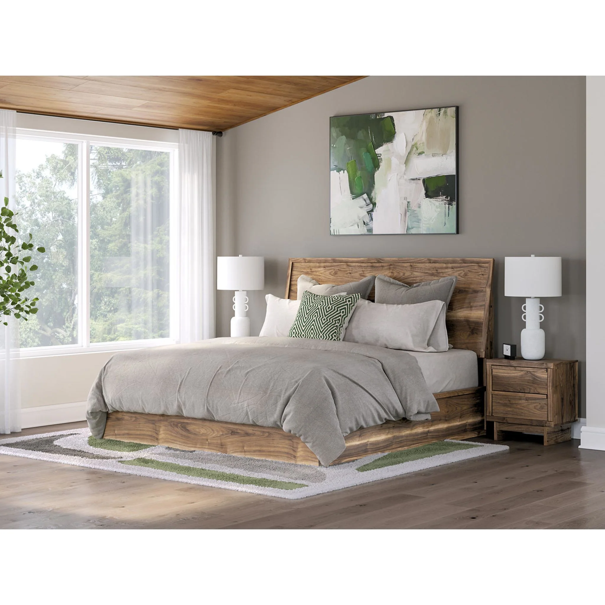 Chirason King Panel Bed - Brown - Image 2
