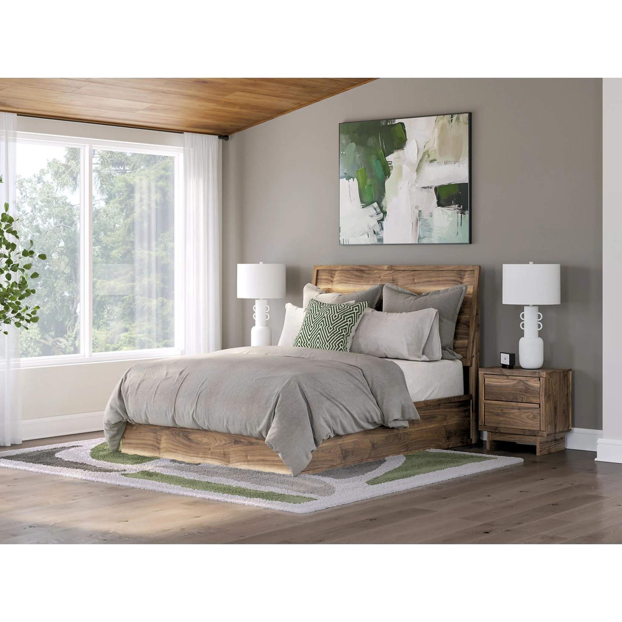 Chirason Queen Panel Bed - Brown - Image 2