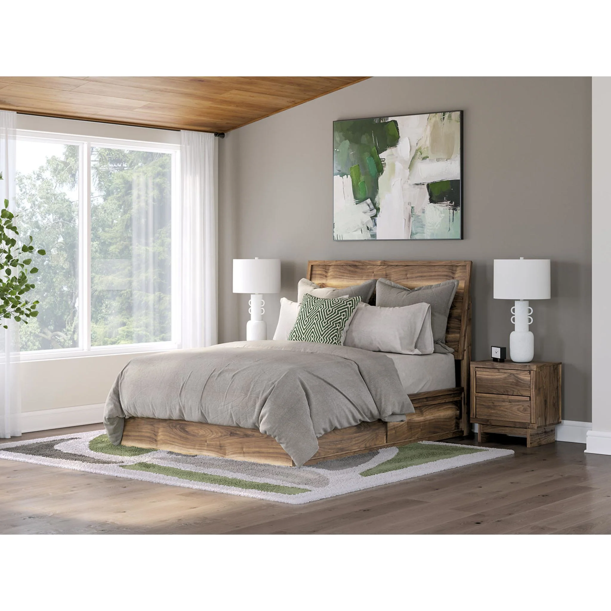 Chirason Queen Storage Bed - Brown - Image 2