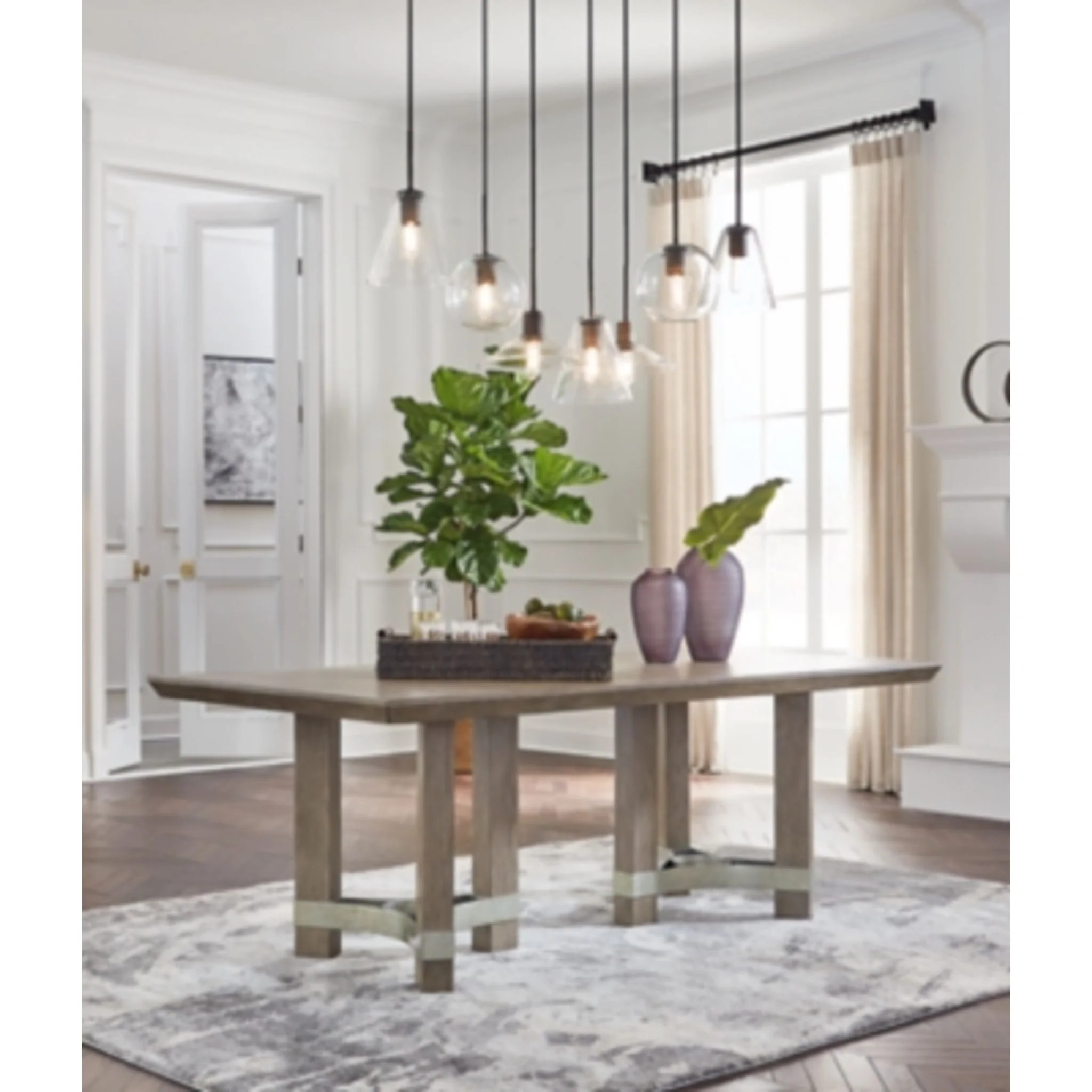 Chrestner Dining Table - Gray - (D983-25) - Image 2