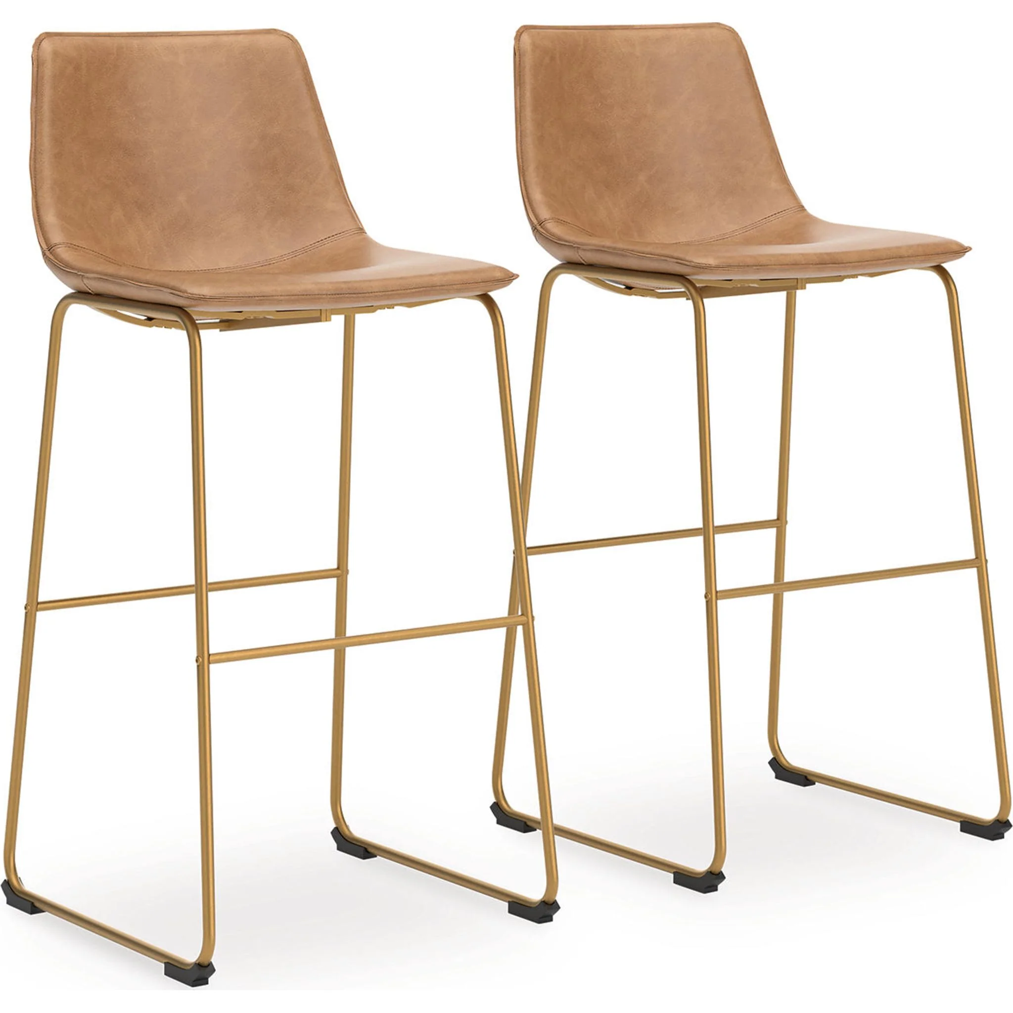 Ciabori Bar Height Stool - Toast/Gold - (PCD373-330) - Image 2