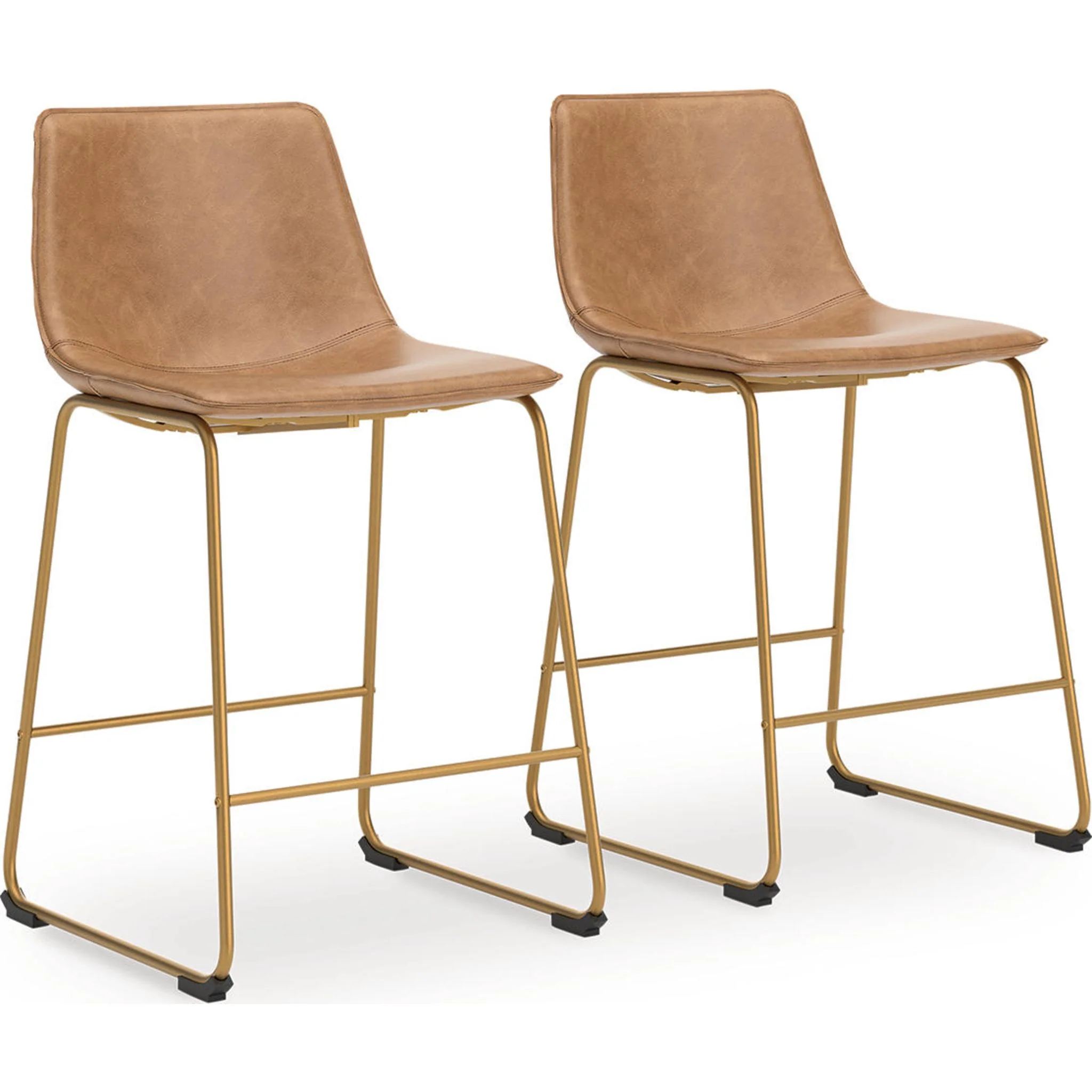 Ciabori Counter Height Stool - Toast/Gold - (PCD373-324) - Image 3