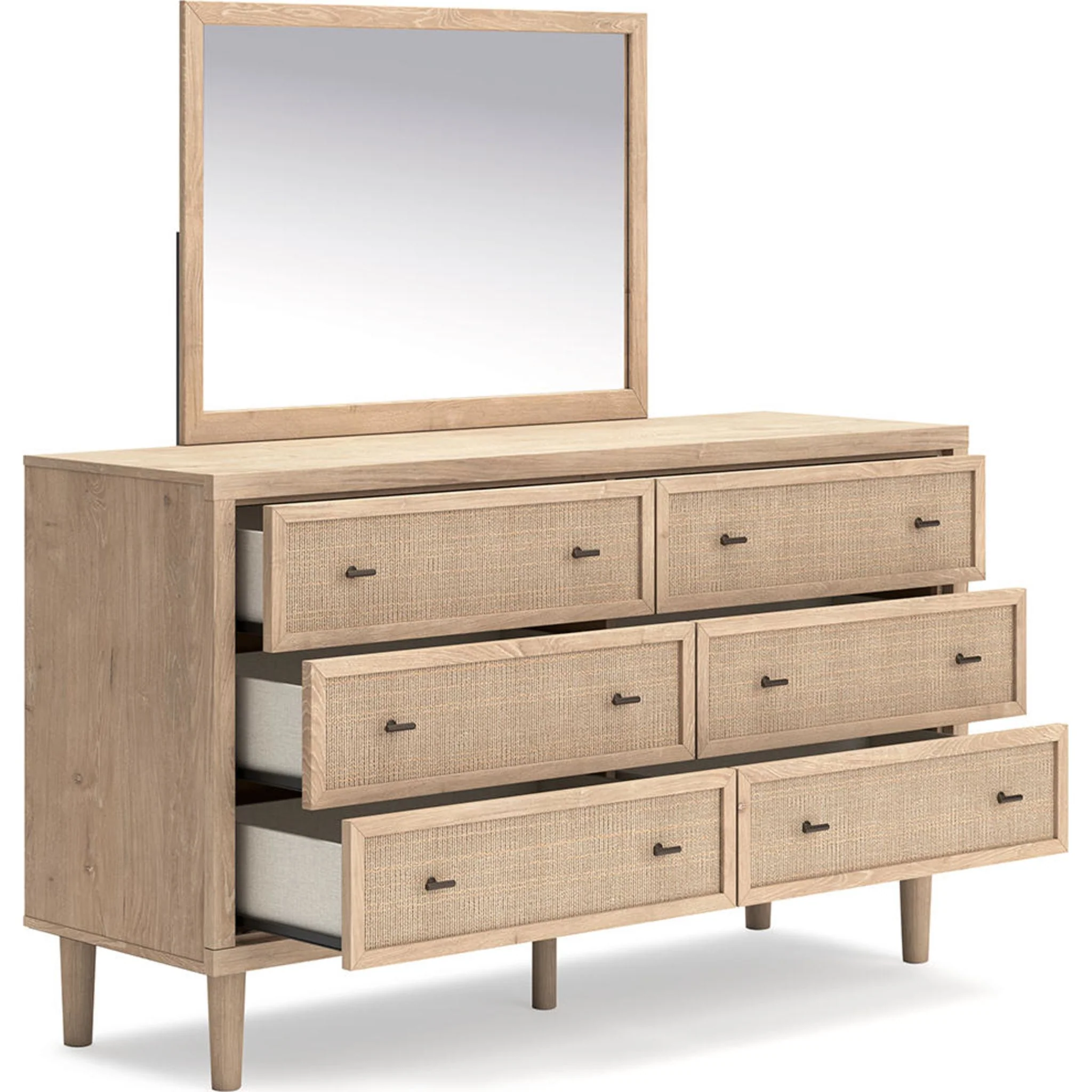 Cielden 6 Piece Platform Bedroom - Two-tone - Image 36
