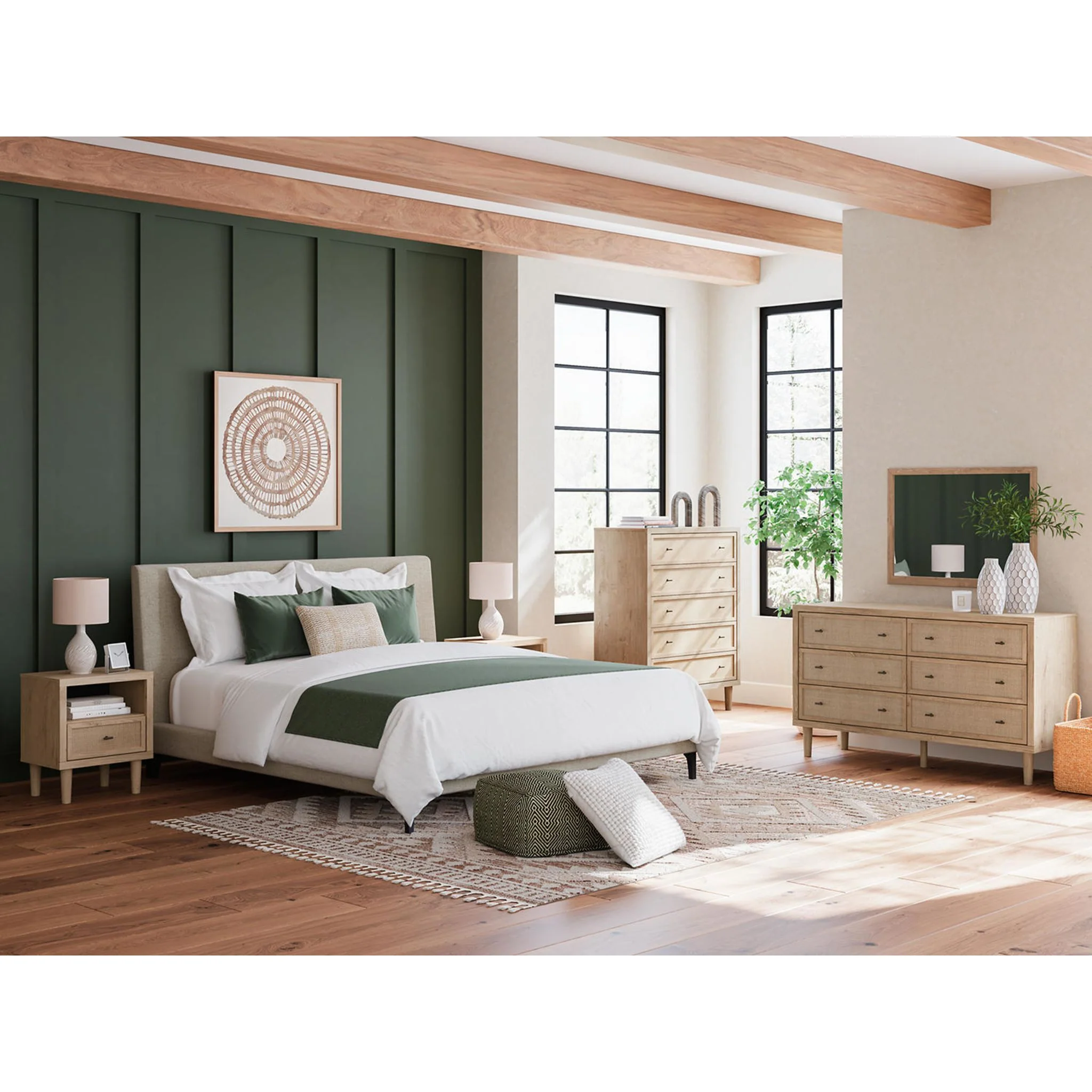 Cielden Dresser and Mirror - Two-tone - Image 14