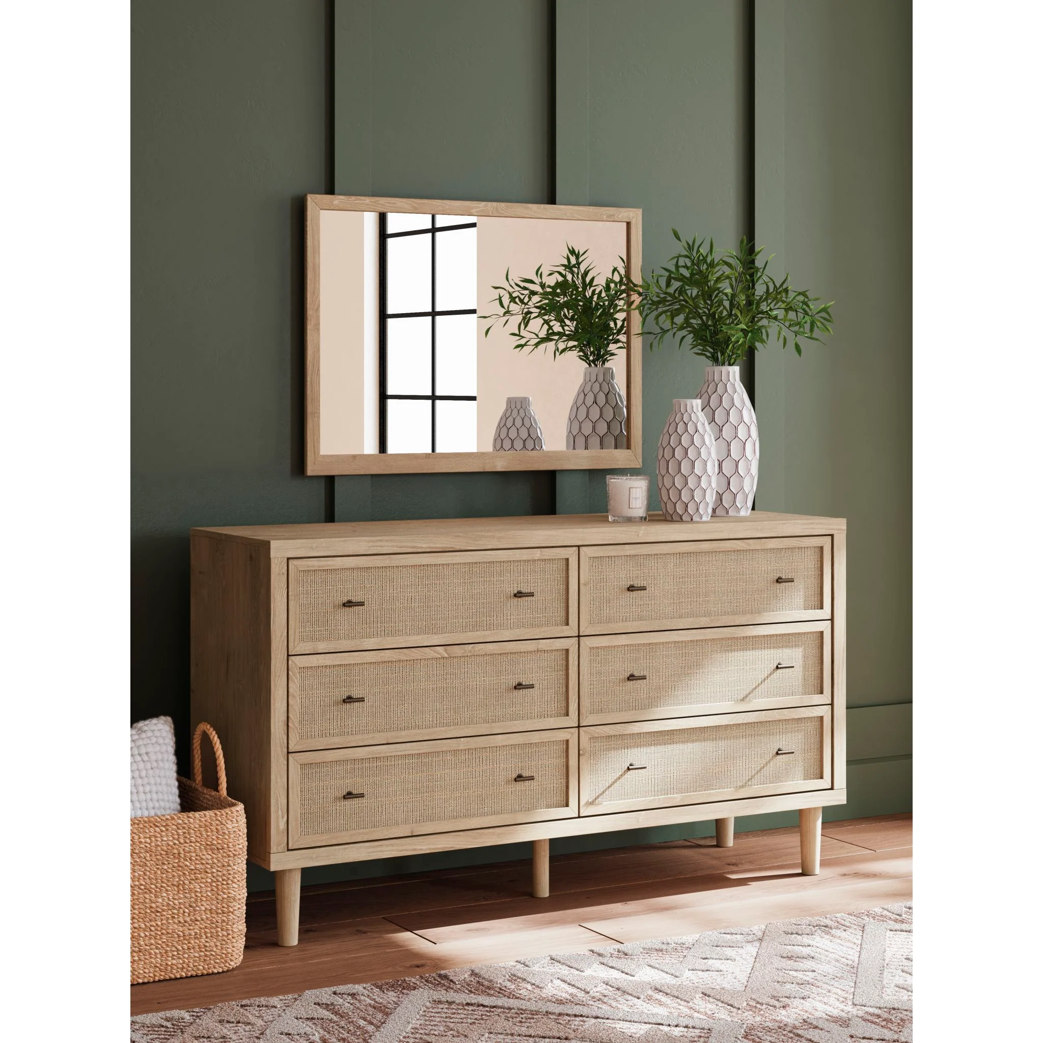Cielden Dresser and Mirror - Two-tone - Image 2