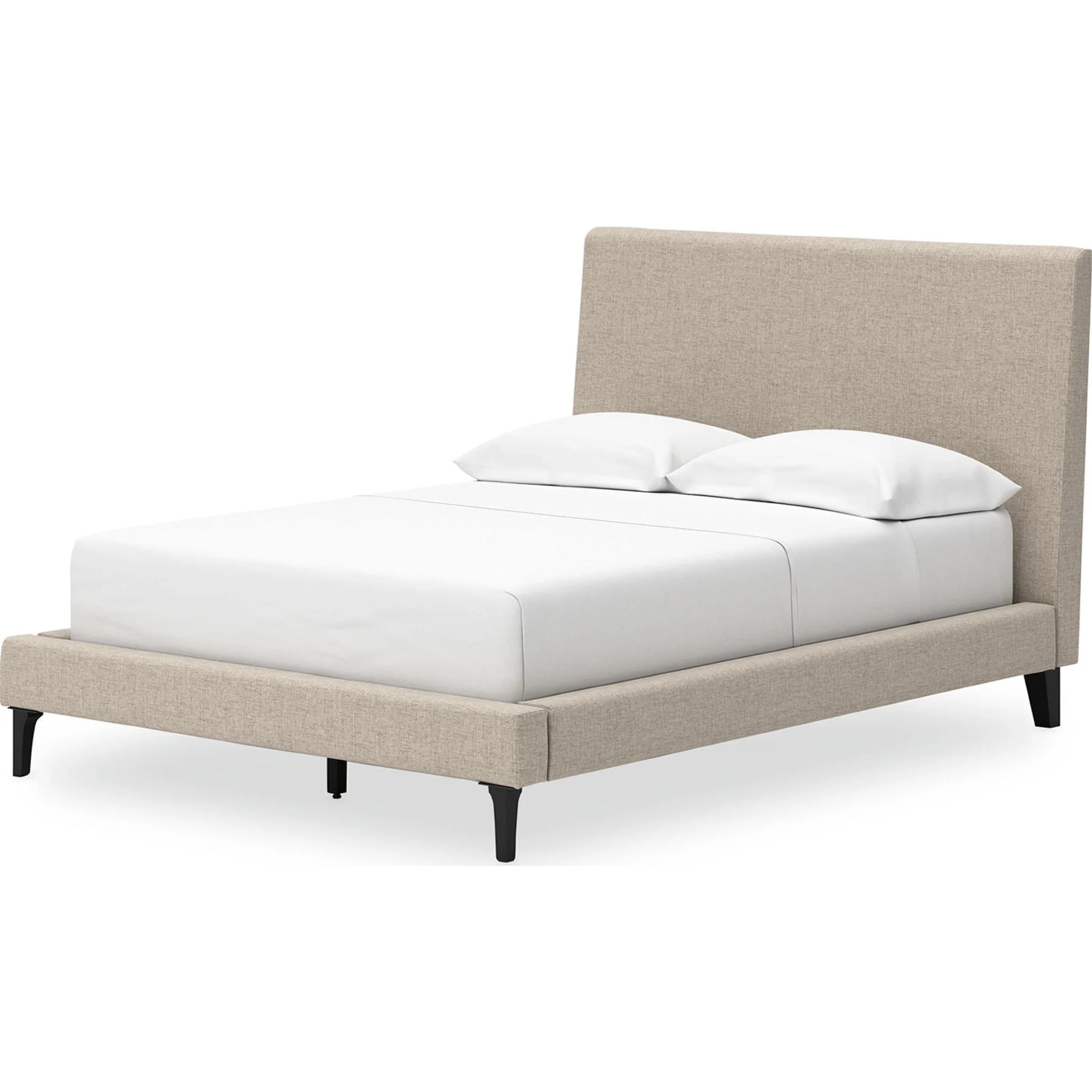 Cielden Full Upholstered Bed - Soft Gray - Image 4