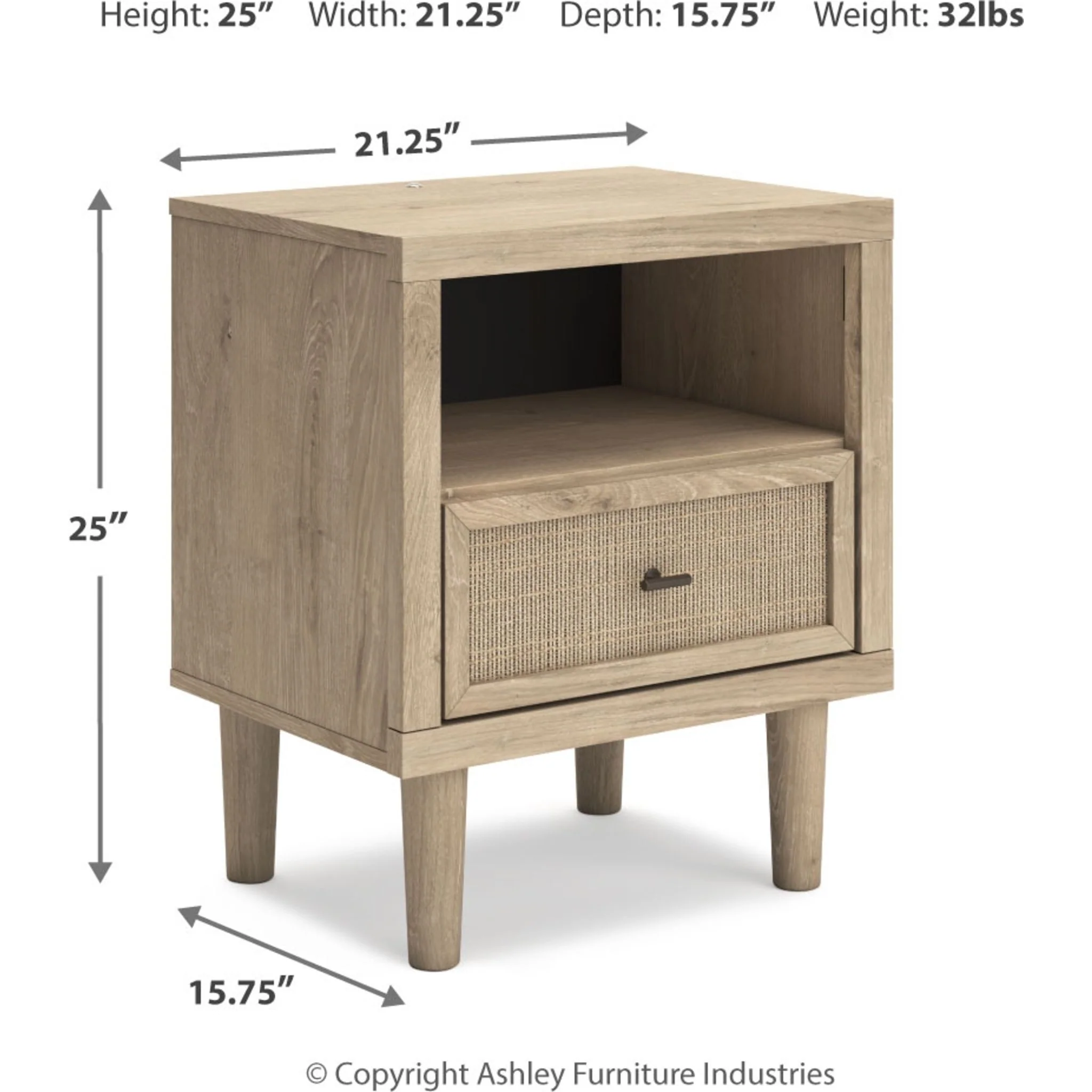 Cielden Nightstand - Two-tone - Image 12