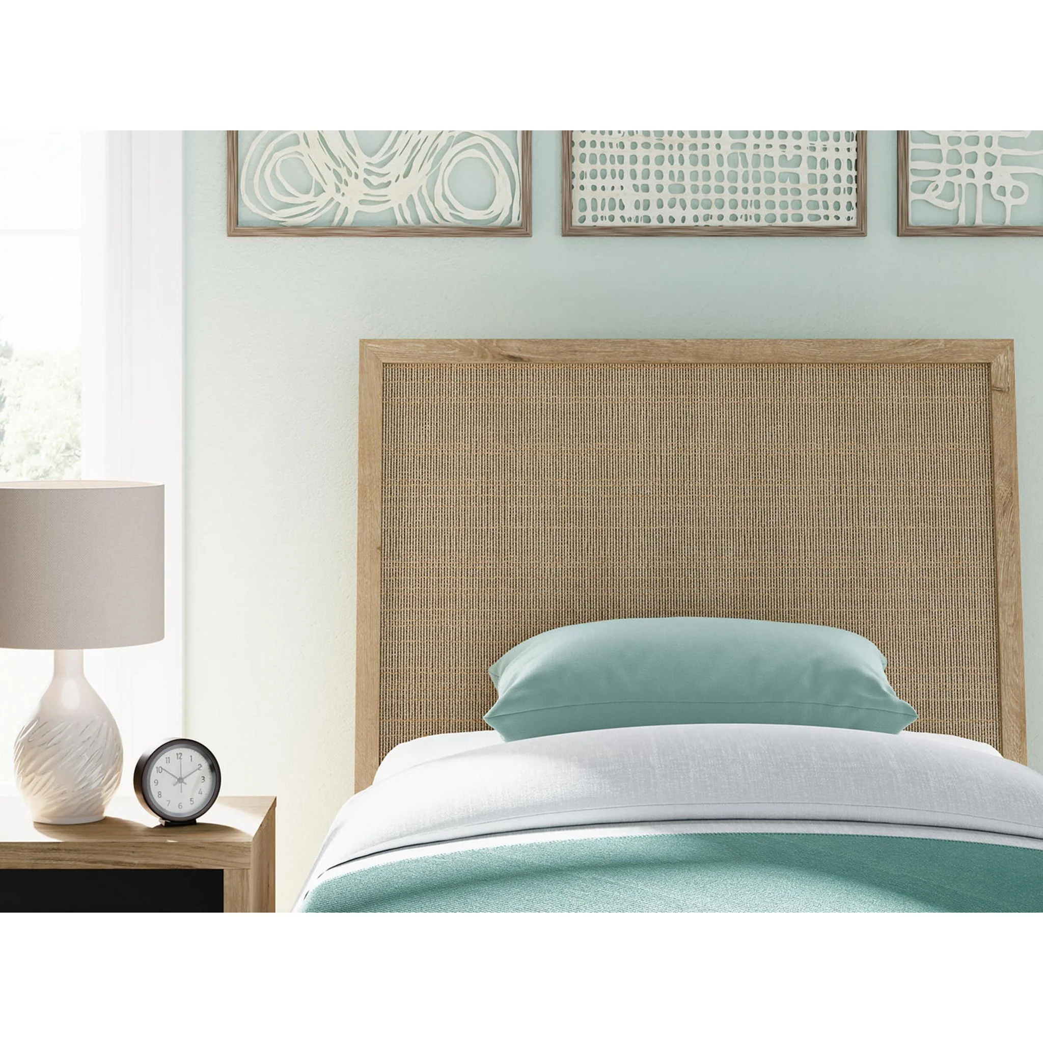 Cielden Panel Headboard - Two-tone - Image 3