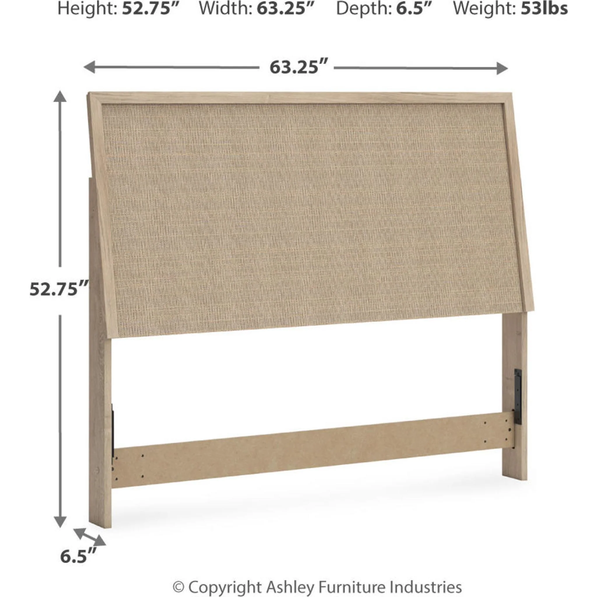 Cielden Panel Headboard - Two-tone - Image 8