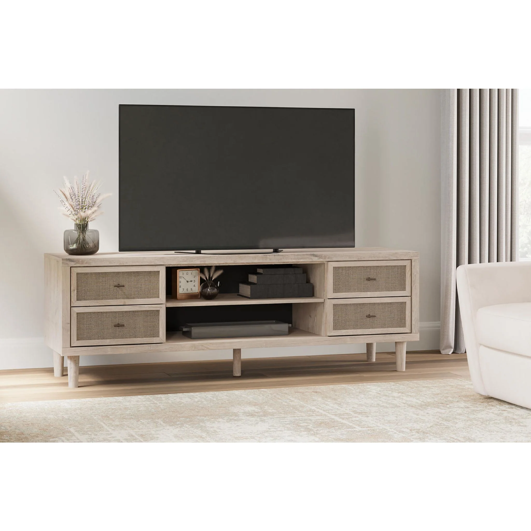 Cielden TV Stand - Two-tone - Image 2