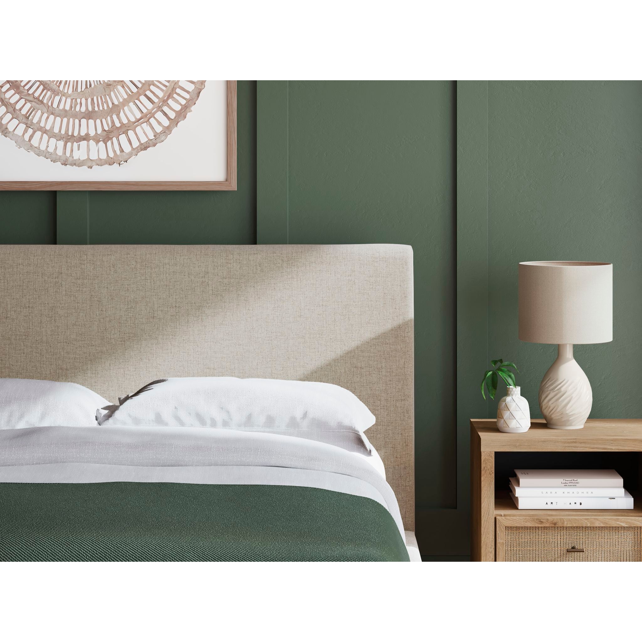 Cielden Upholstered Bed - Soft Gray - Image 10