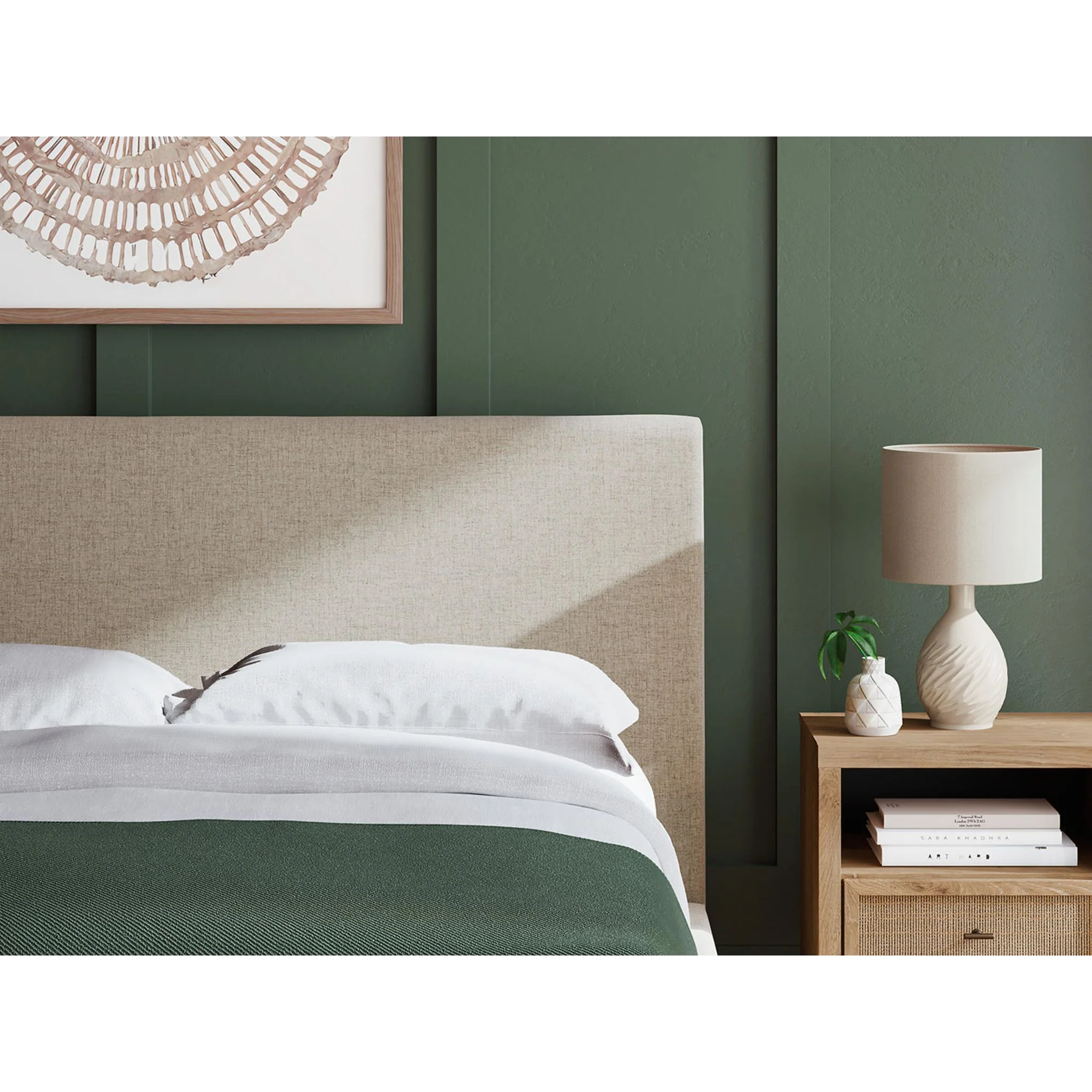 Cielden Upholstered Bed - Soft Gray - Image 16