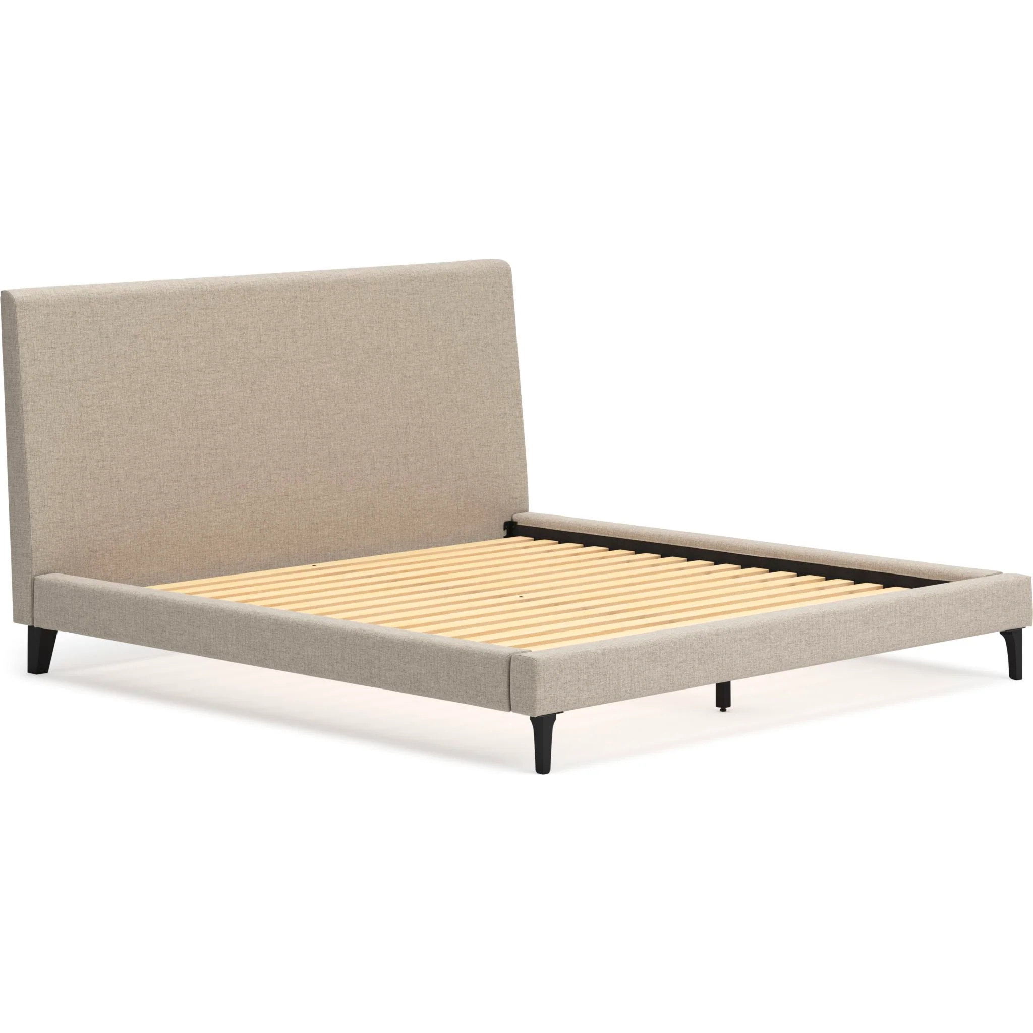 Cielden Upholstered Bed - Soft Gray - Image 28