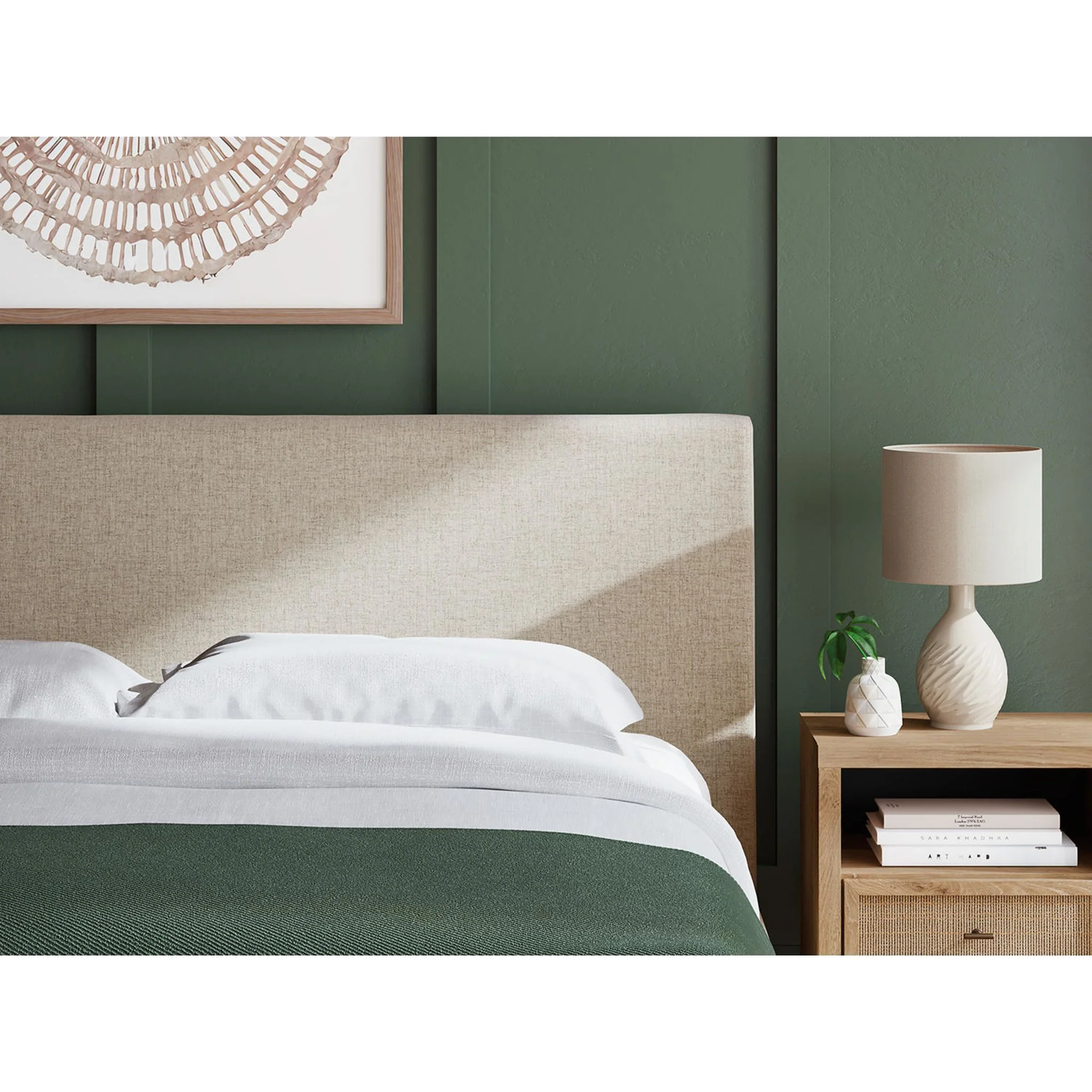 Cielden Upholstered Bed - Soft Gray - Image 35