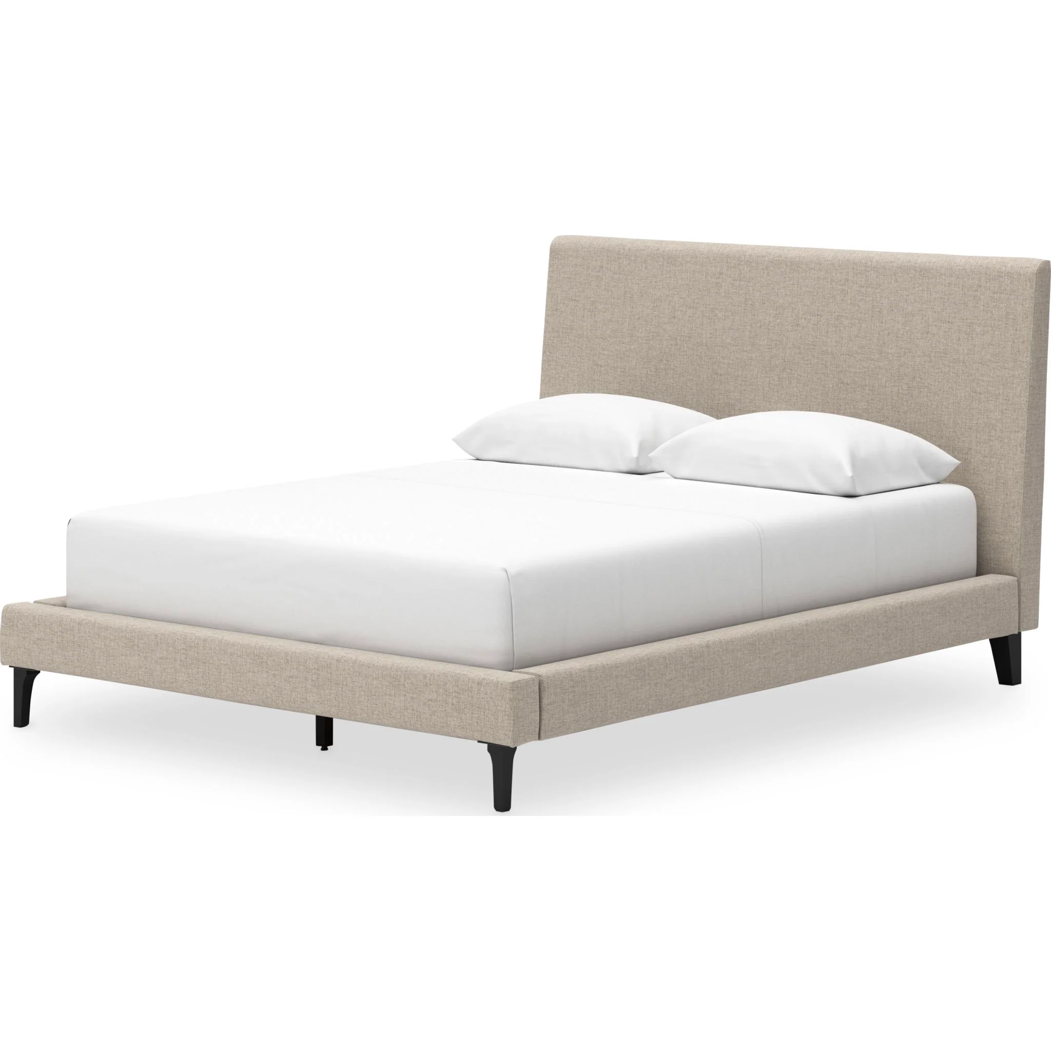 Cielden Upholstered Bed - Soft Gray - Image 4
