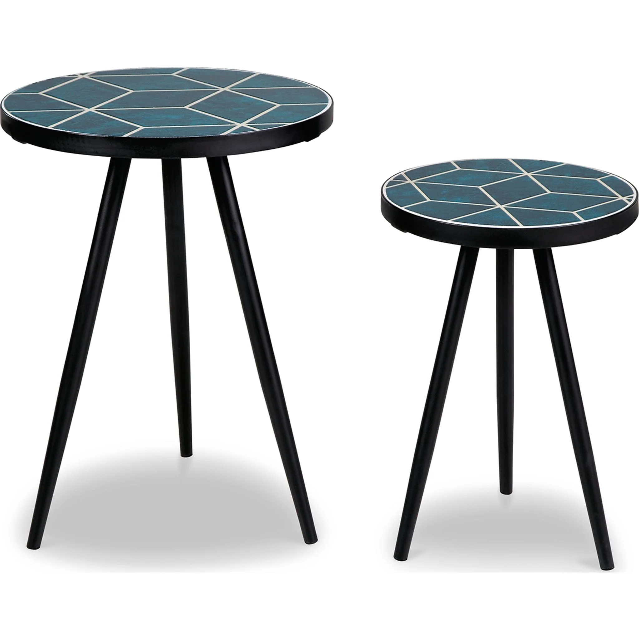Clairbelle Accent Table - Teal - Image 3