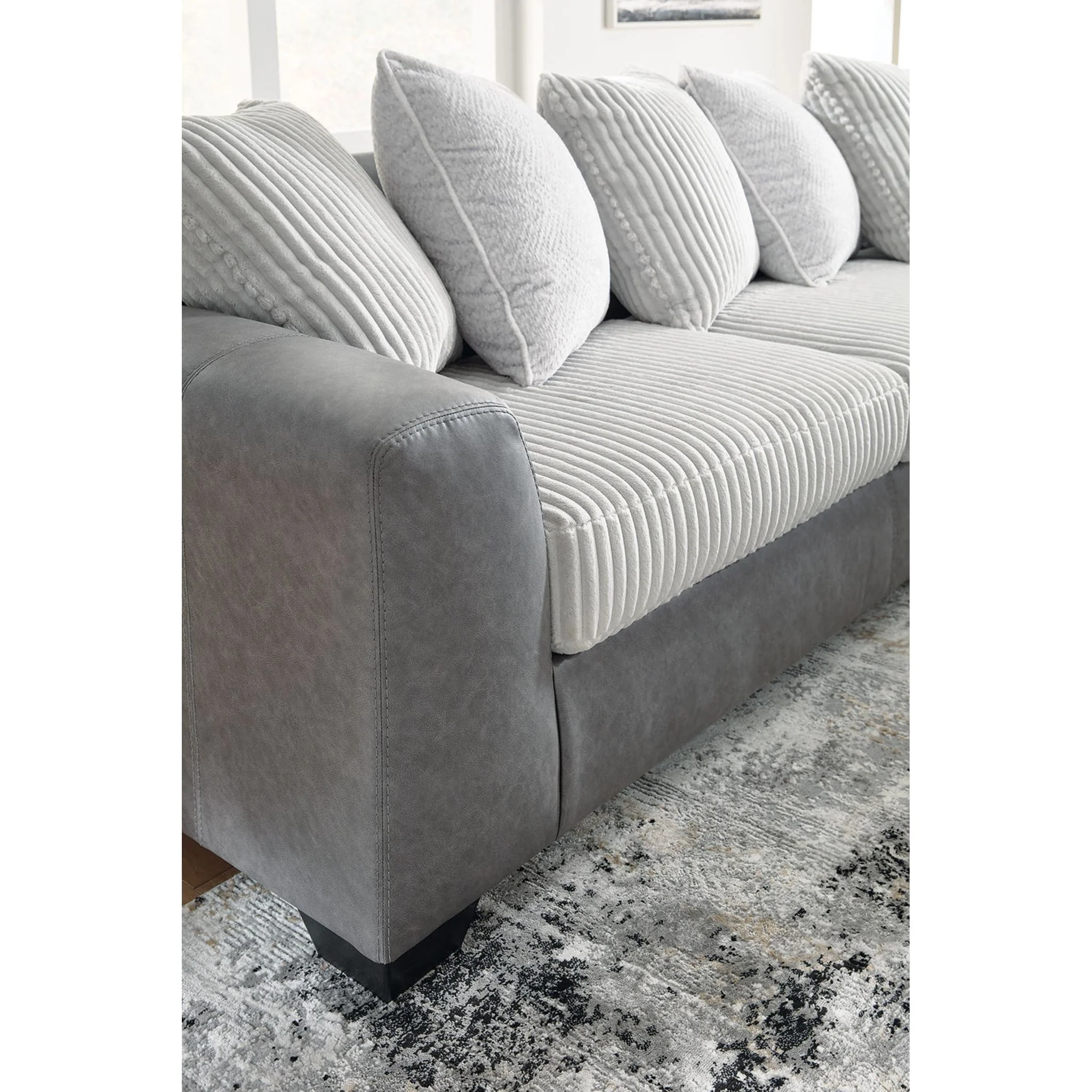 Clairette Court 2 Piece Sectional with Chaise - Image 4