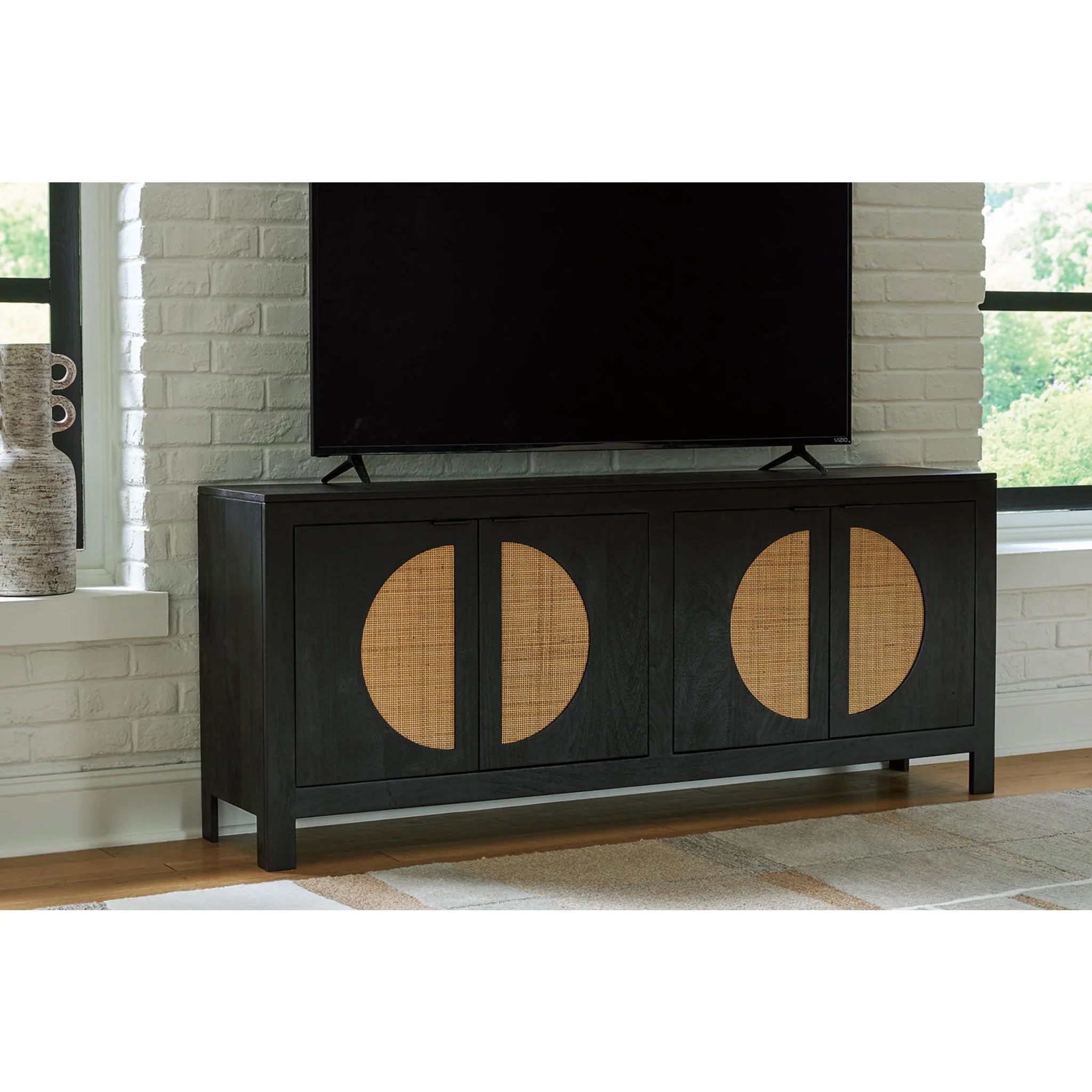 Cliffiings Accent Cabinet - Black/Natural - Image 21