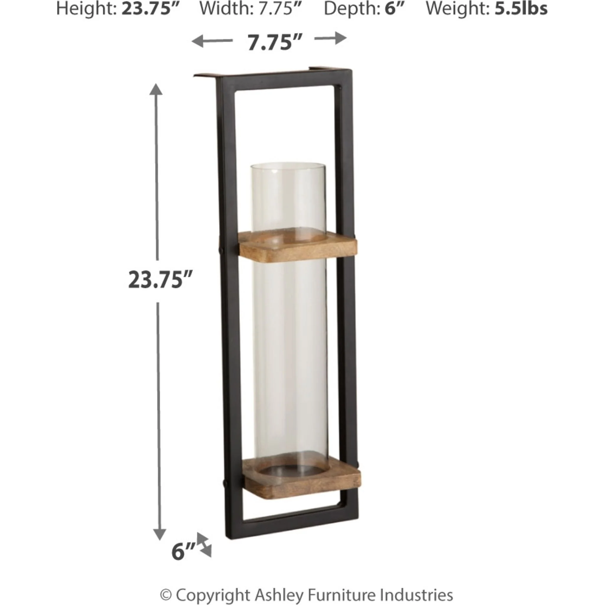 Colburn Wall Sconce 7.75" x 23.75" - Image 3