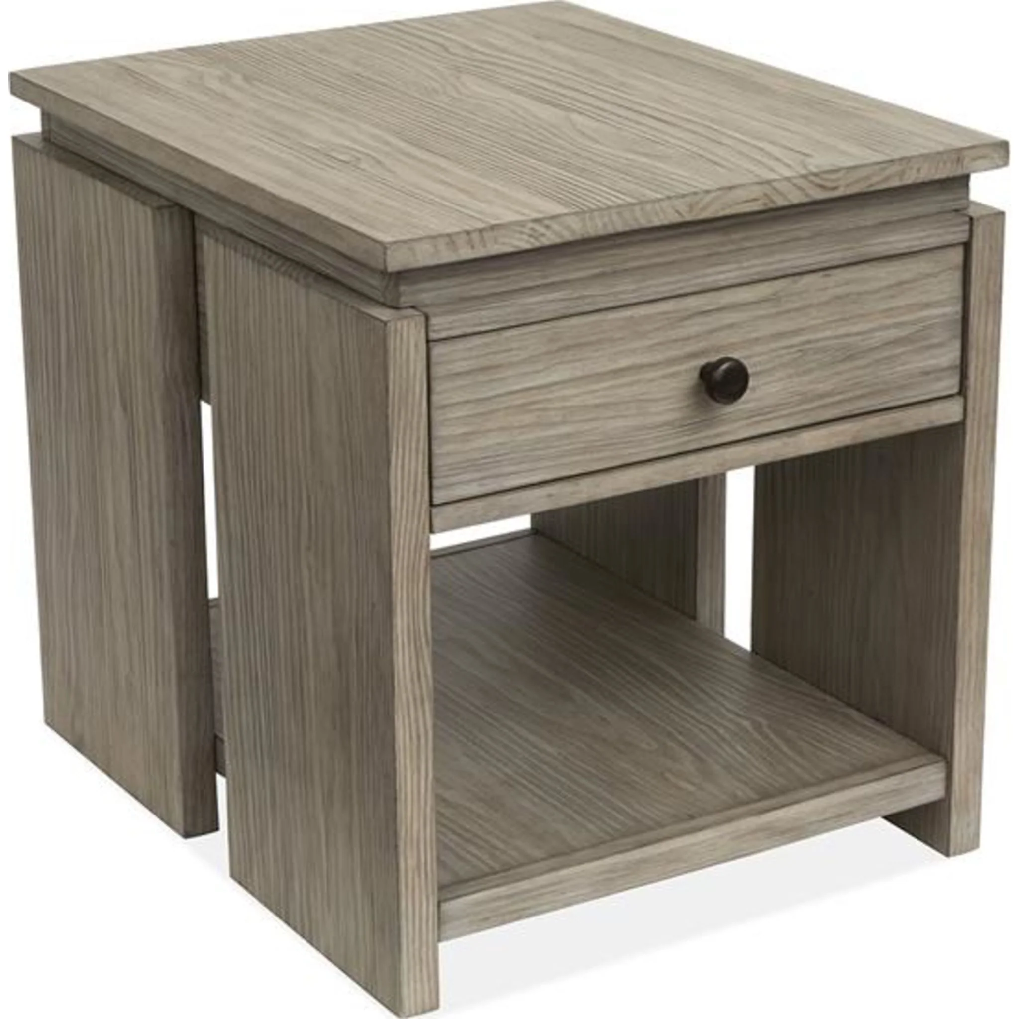 Conrad End Table - Stone Harbour Grey - Image 7