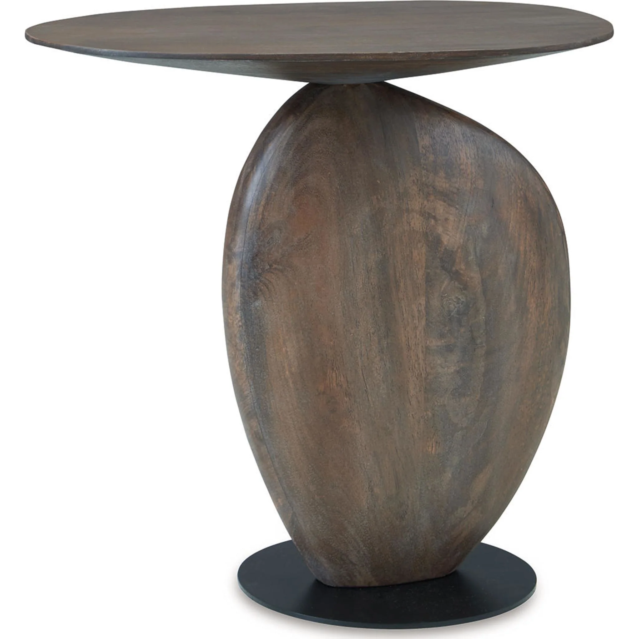Cormmet Accent Table - Brown/Black - Image 4